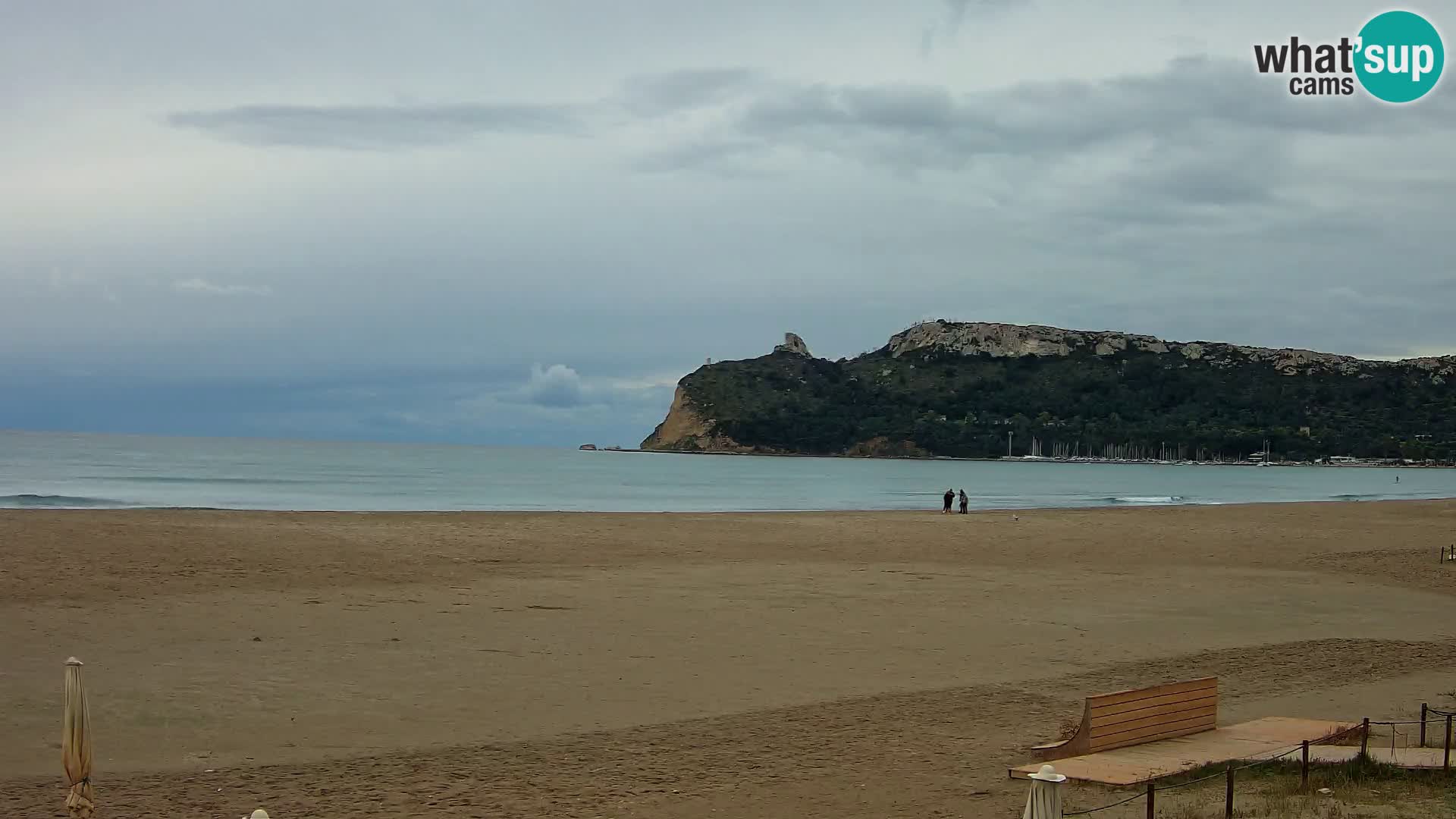 Poetto beach webcam | Cagliari | Sardinija