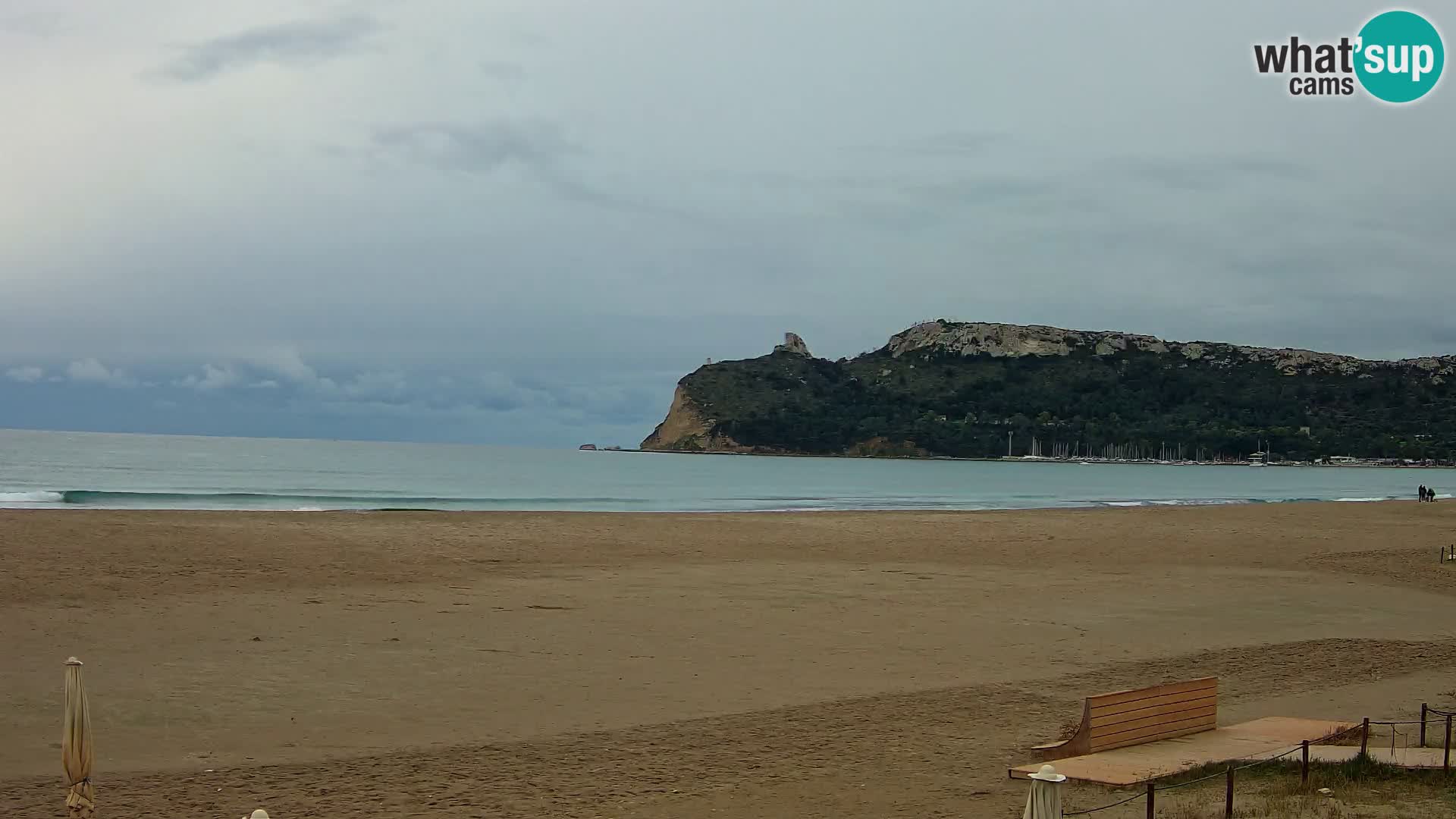 Poetto beach webcam | Cagliari | Sardinija