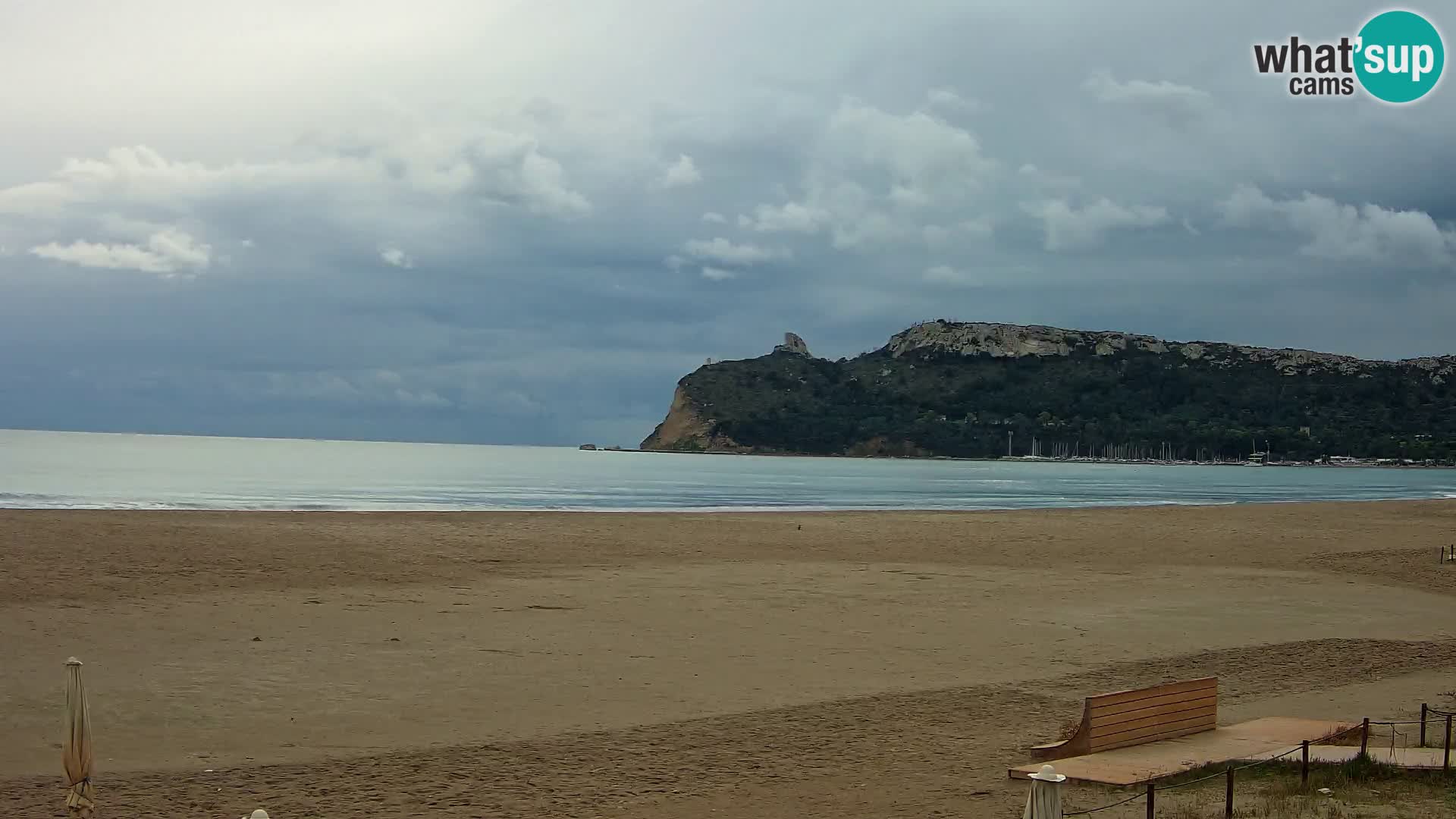 Poetto beach webcam | Cagliari | Sardinija