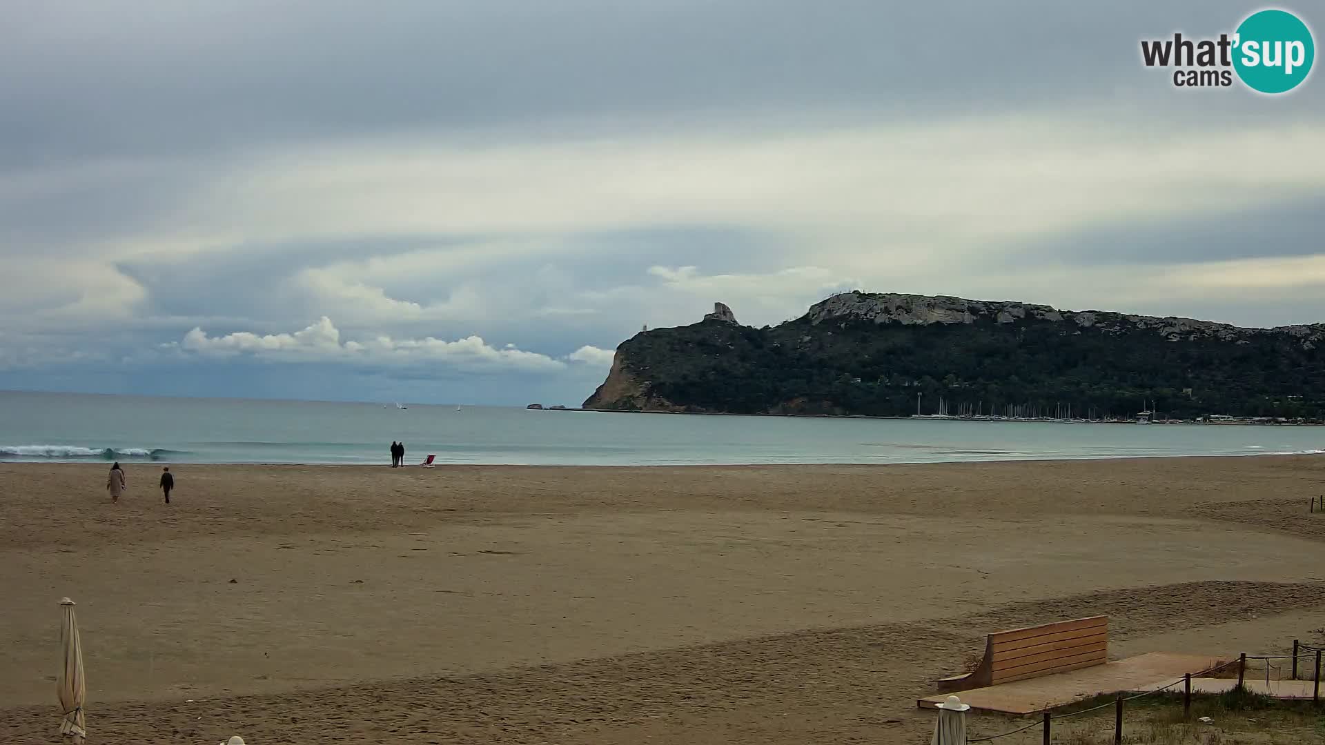 Poetto beach webcam | Cagliari | Sardinija