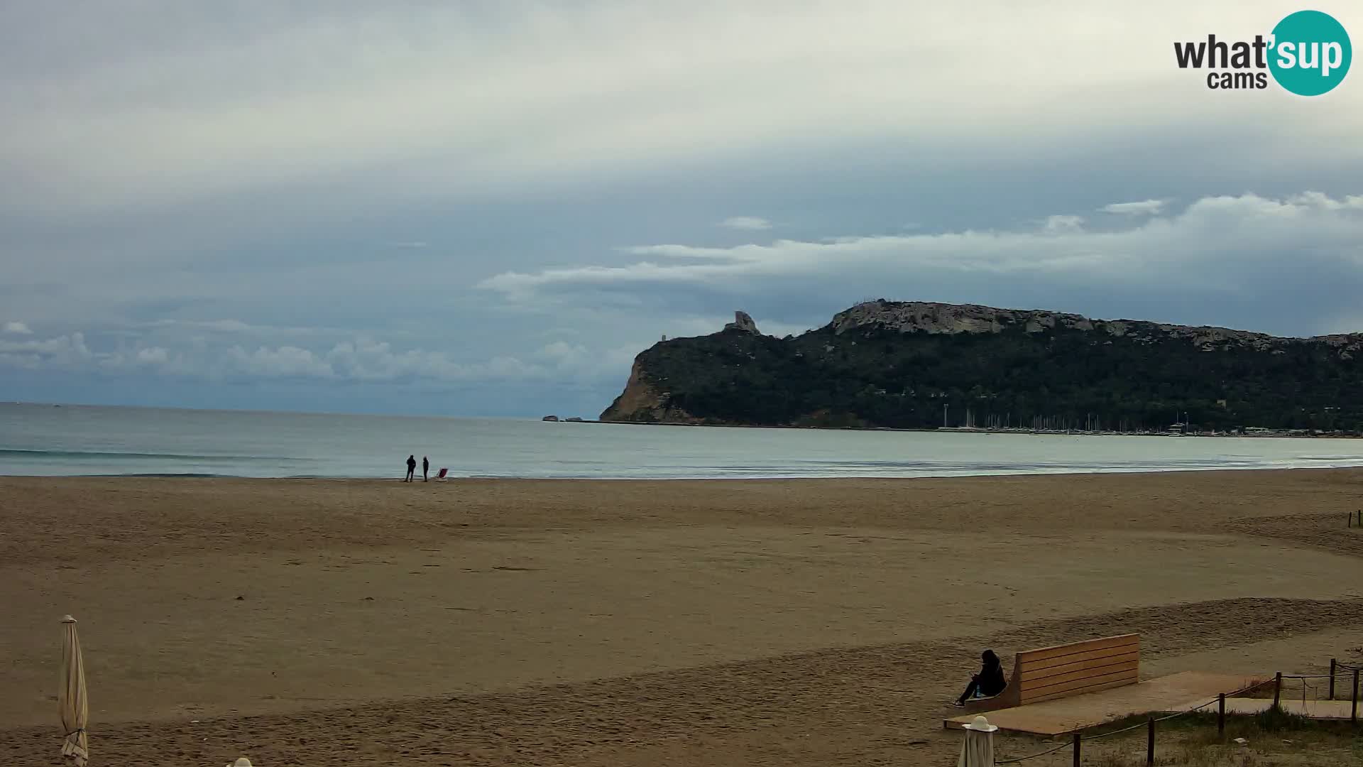 Poetto beach webcam | Cagliari | Sardinija