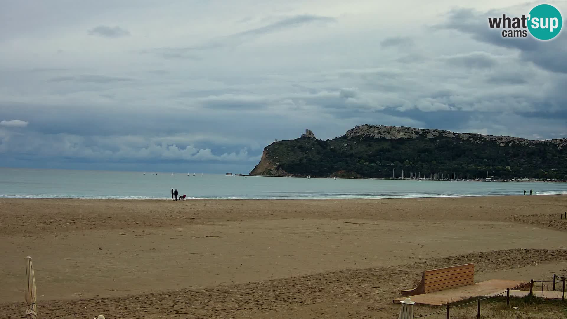Poetto beach webcam | Cagliari | Sardinija