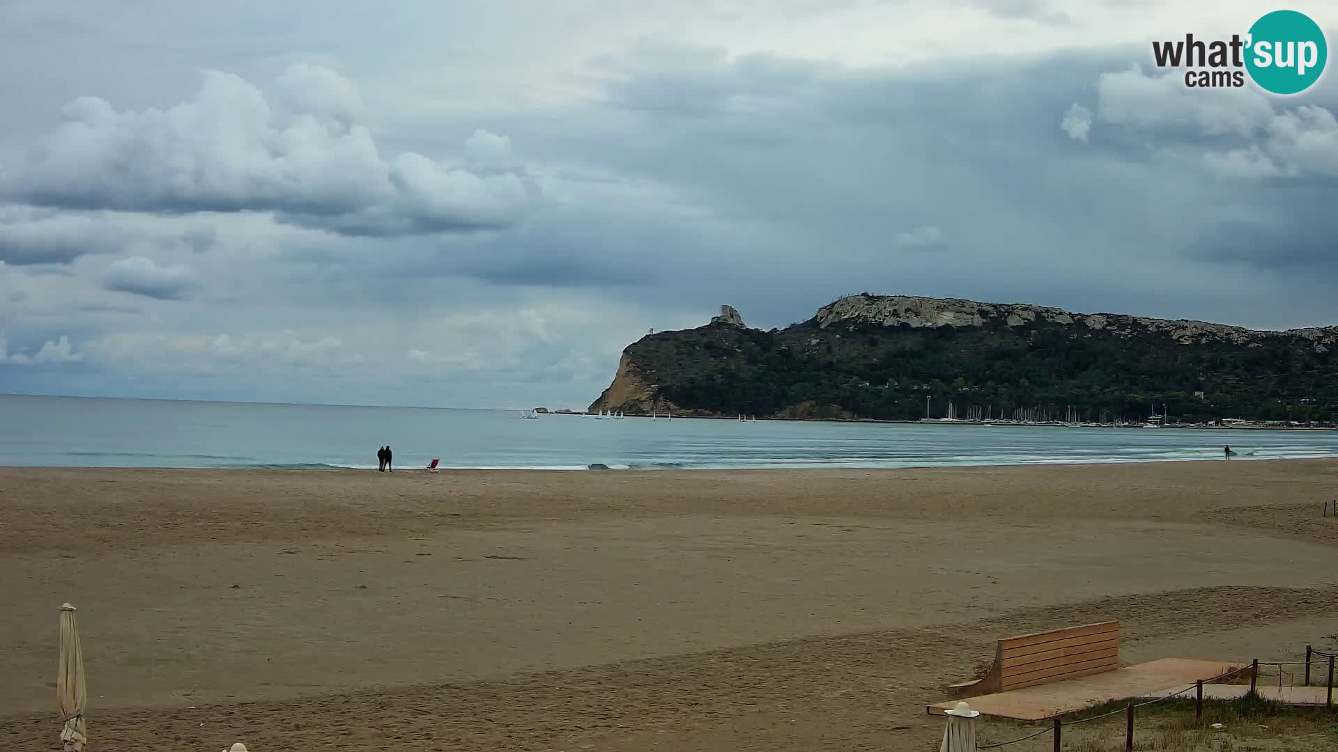 Poetto beach webcam | Cagliari | Sardinija