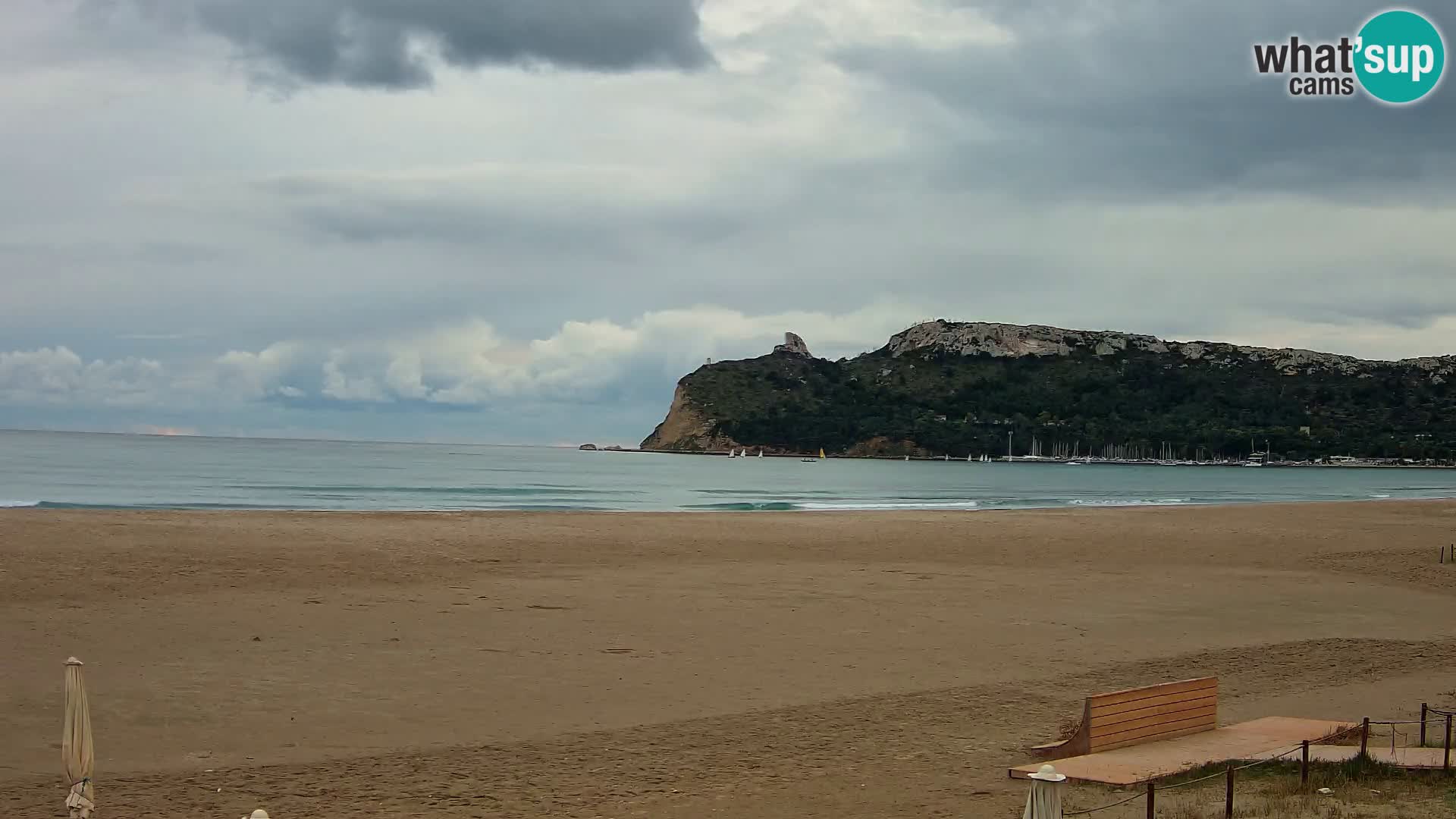 Poetto beach webcam | Cagliari | Sardinia