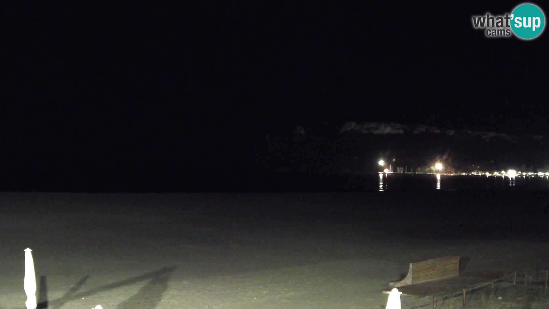 Poetto beach webcam | Cagliari | Sardinija