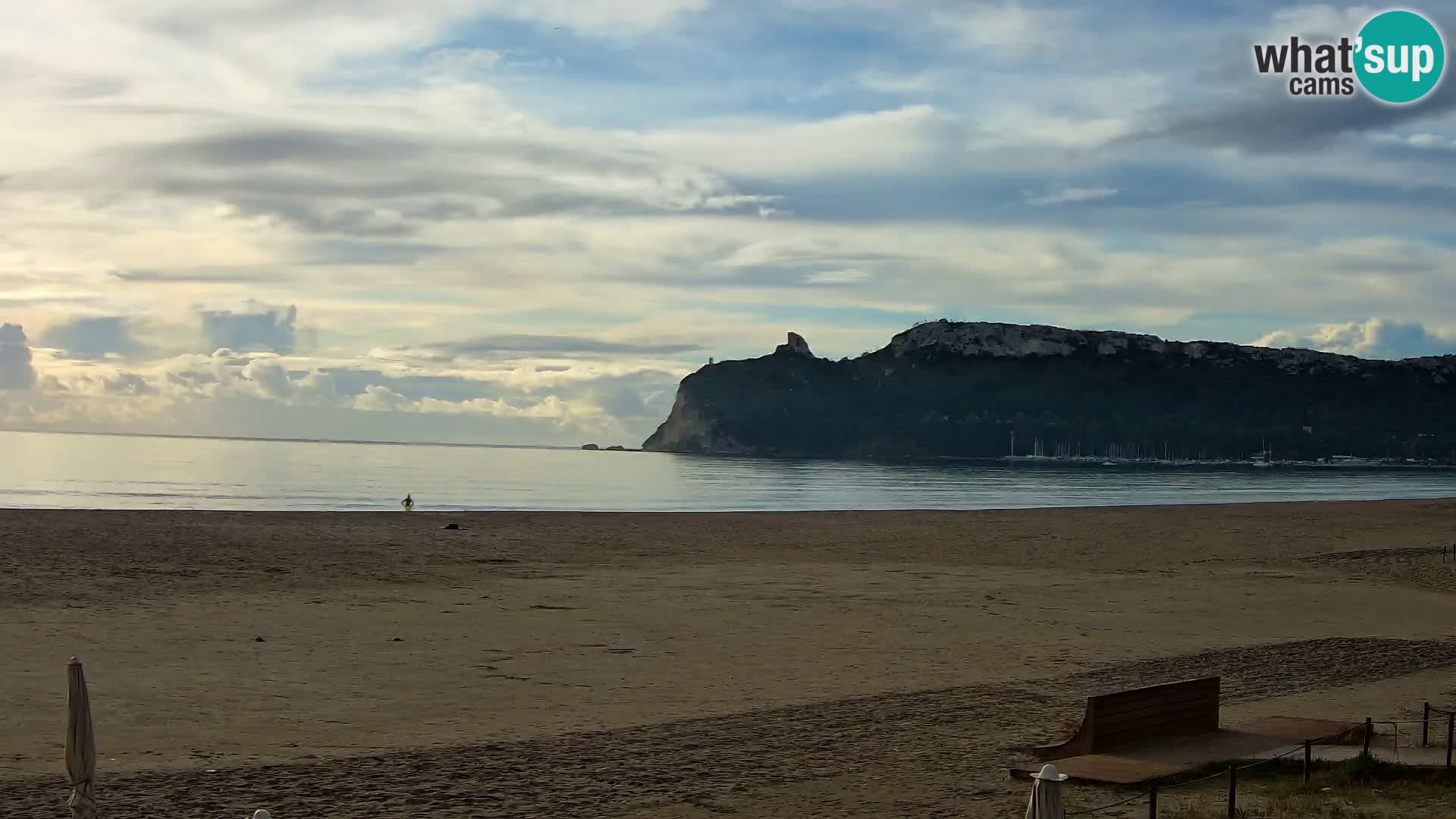 Poetto beach webcam | Cagliari | Sardinija