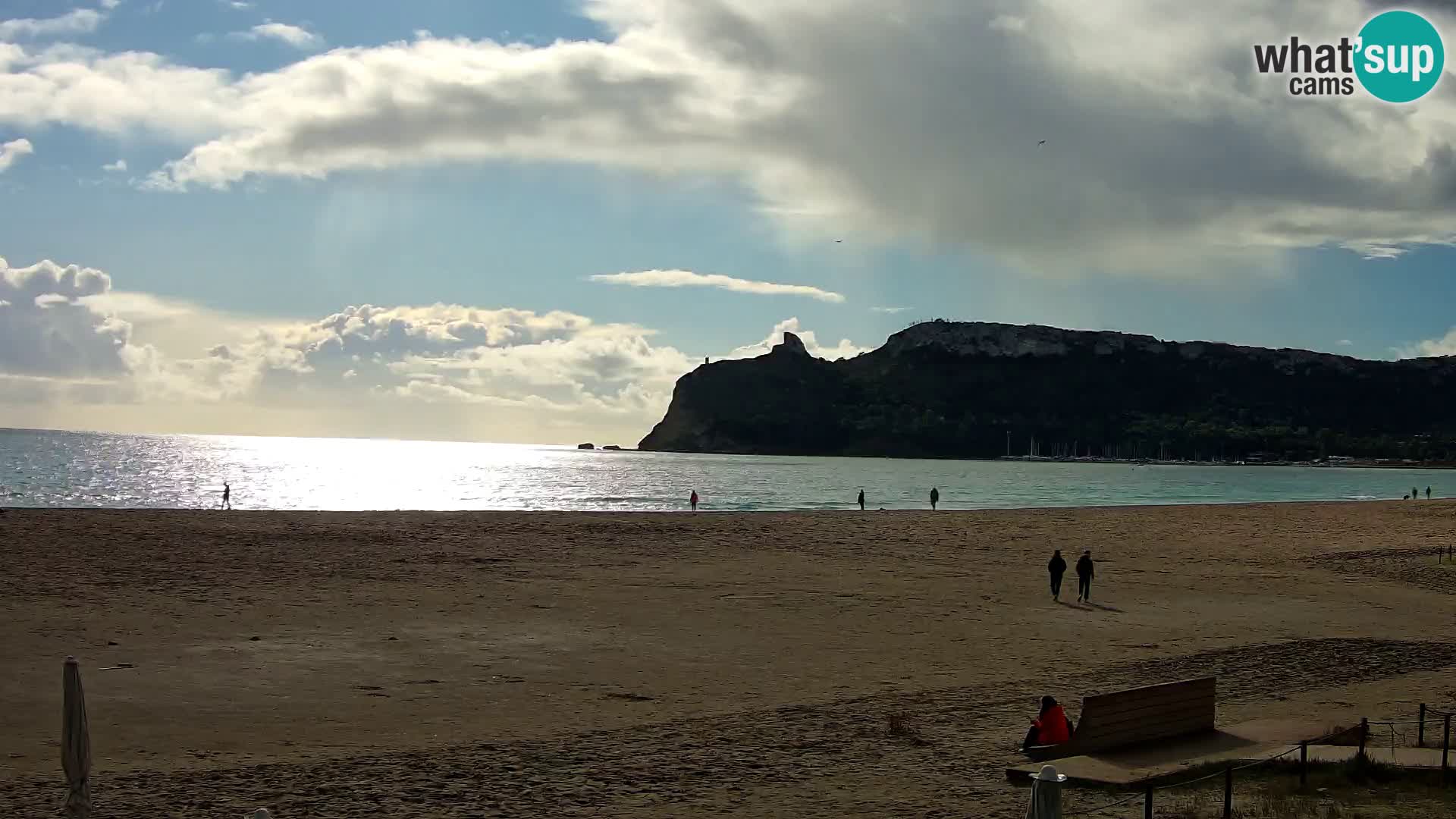 Poetto beach webcam | Cagliari | Sardinia