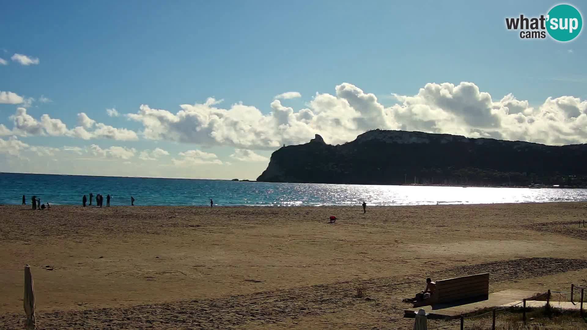 Poetto beach webcam | Cagliari | Sardinia