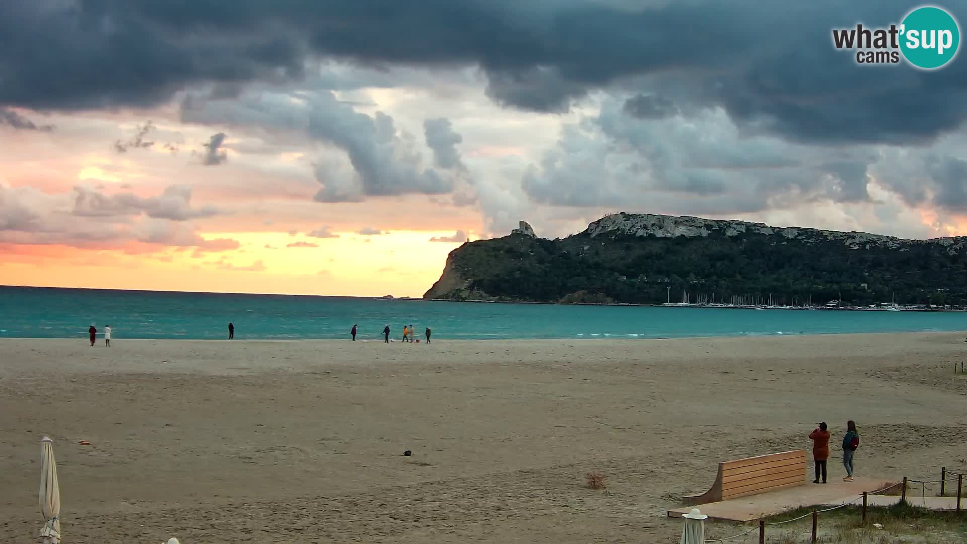 Poetto beach webcam | Cagliari | Sardinija