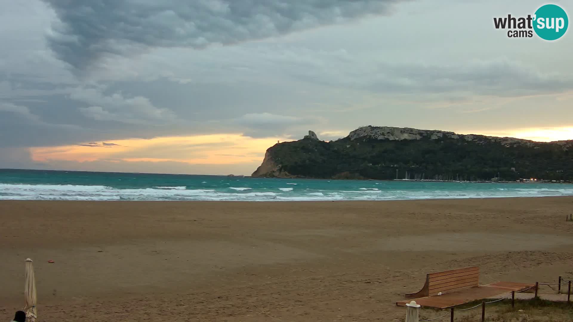 Webcam plage de Poetto | Cagliari | Sardaigne