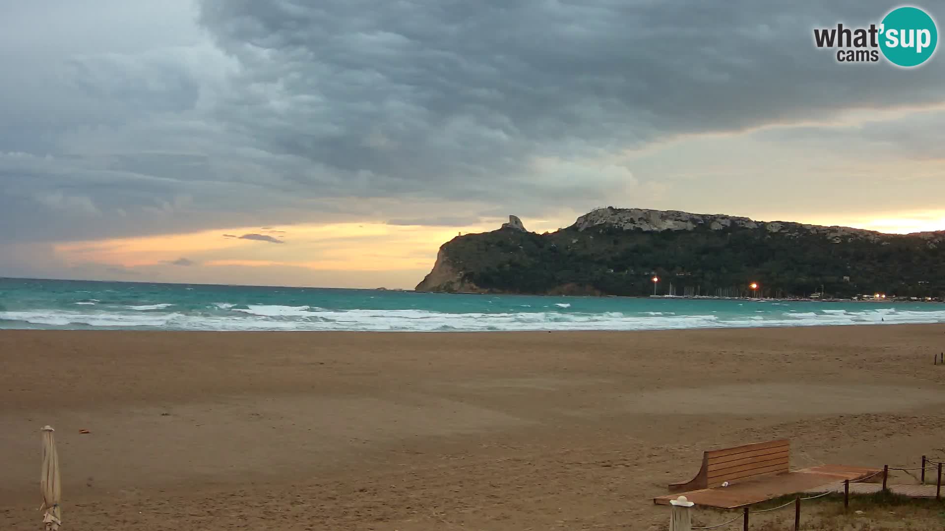 Webcam plage de Poetto | Cagliari | Sardaigne