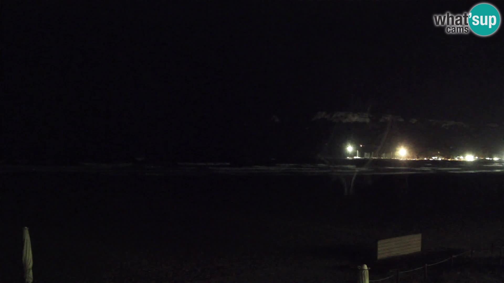 Poetto beach webcam | Cagliari | Sardinija