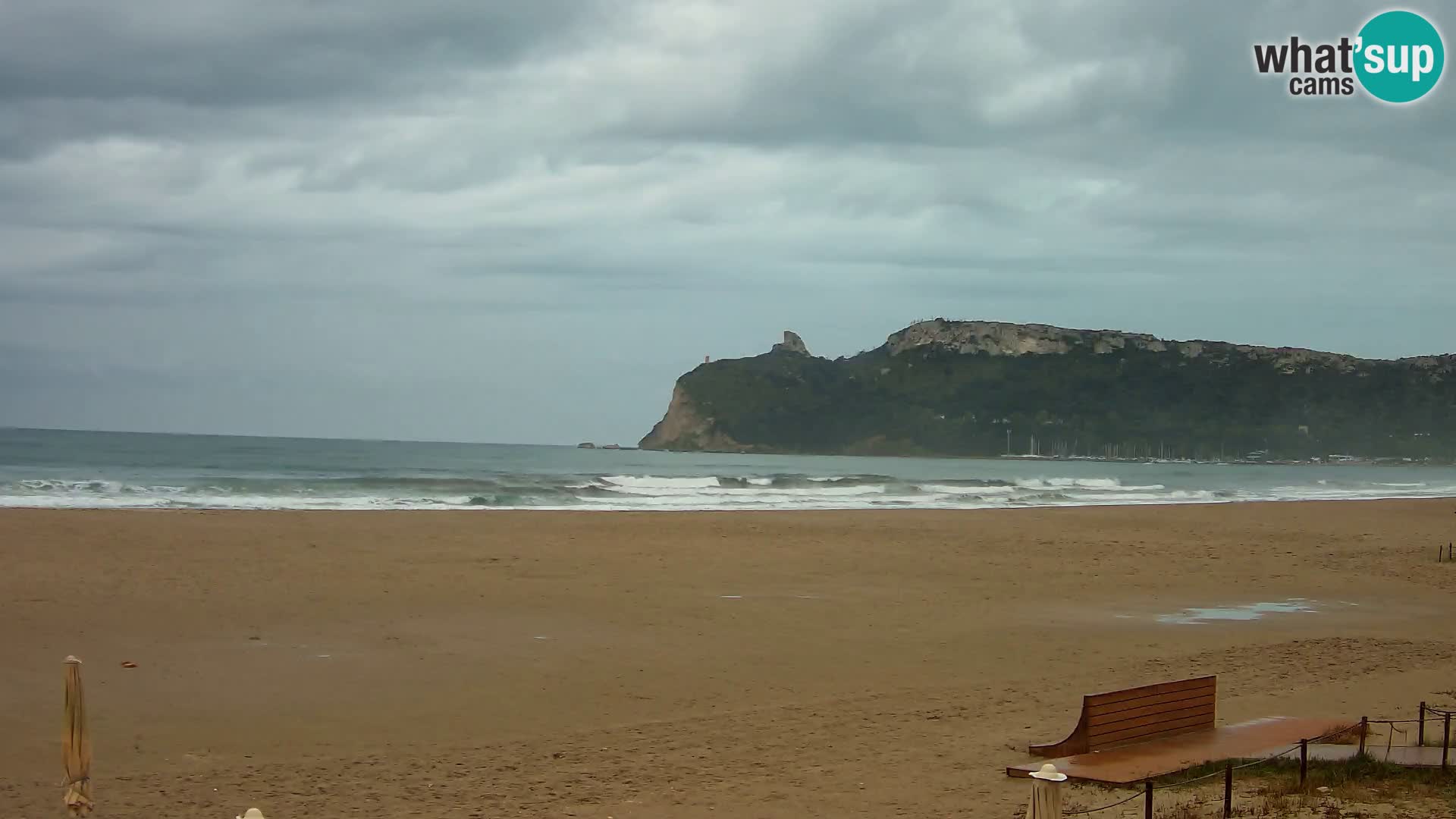 Poetto beach webcam | Cagliari | Sardinija