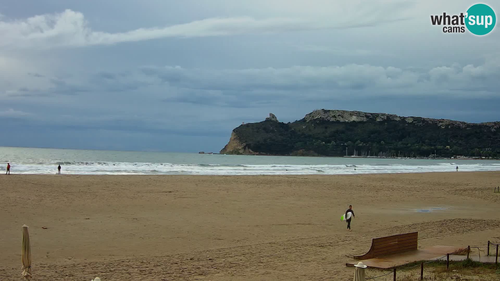 Poetto beach webcam | Cagliari | Sardinija