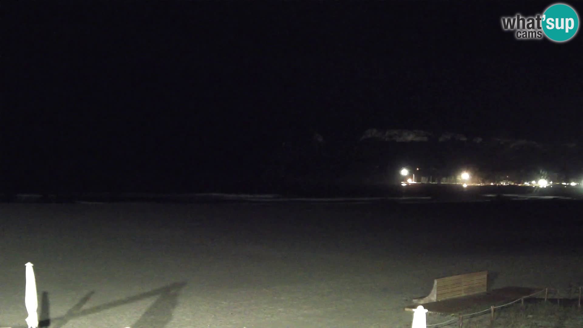 Poetto beach webcam | Cagliari | Sardinija