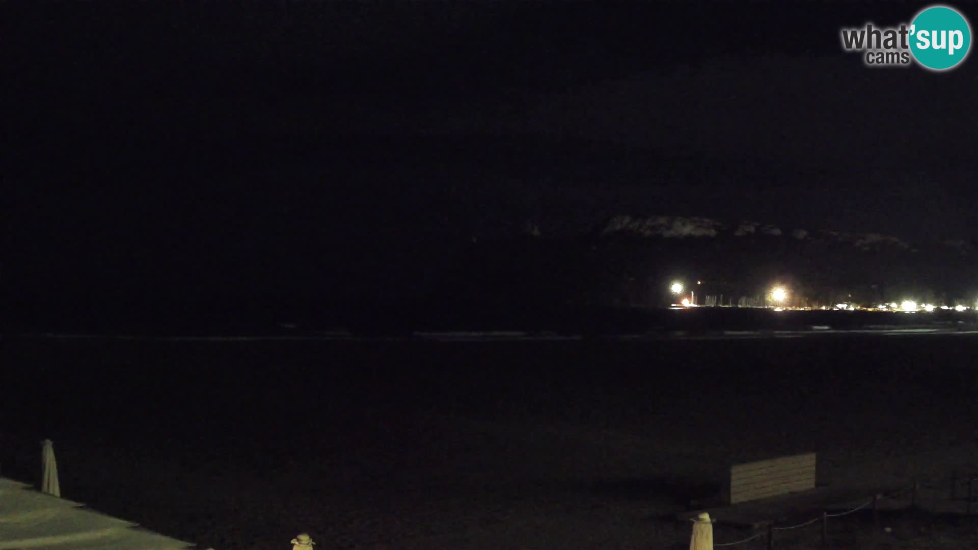 Poetto beach webcam | Cagliari | Sardinija