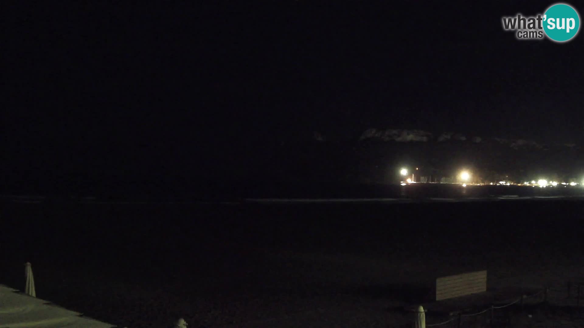 Poetto beach webcam | Cagliari | Sardinija