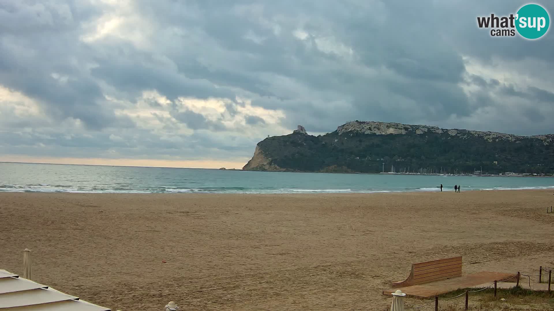 Poetto Strand Webcam | Cagliari | Sardinien