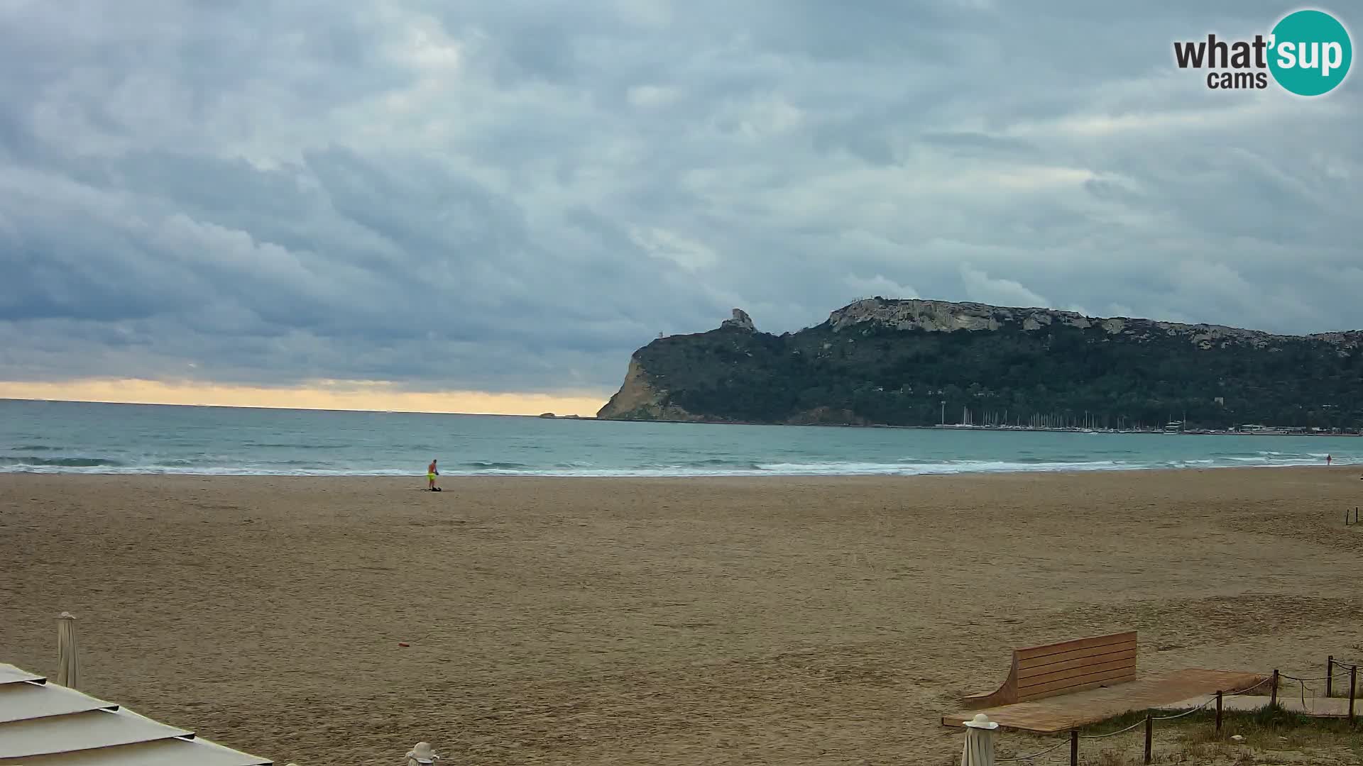 Poetto Strand Webcam | Cagliari | Sardinien
