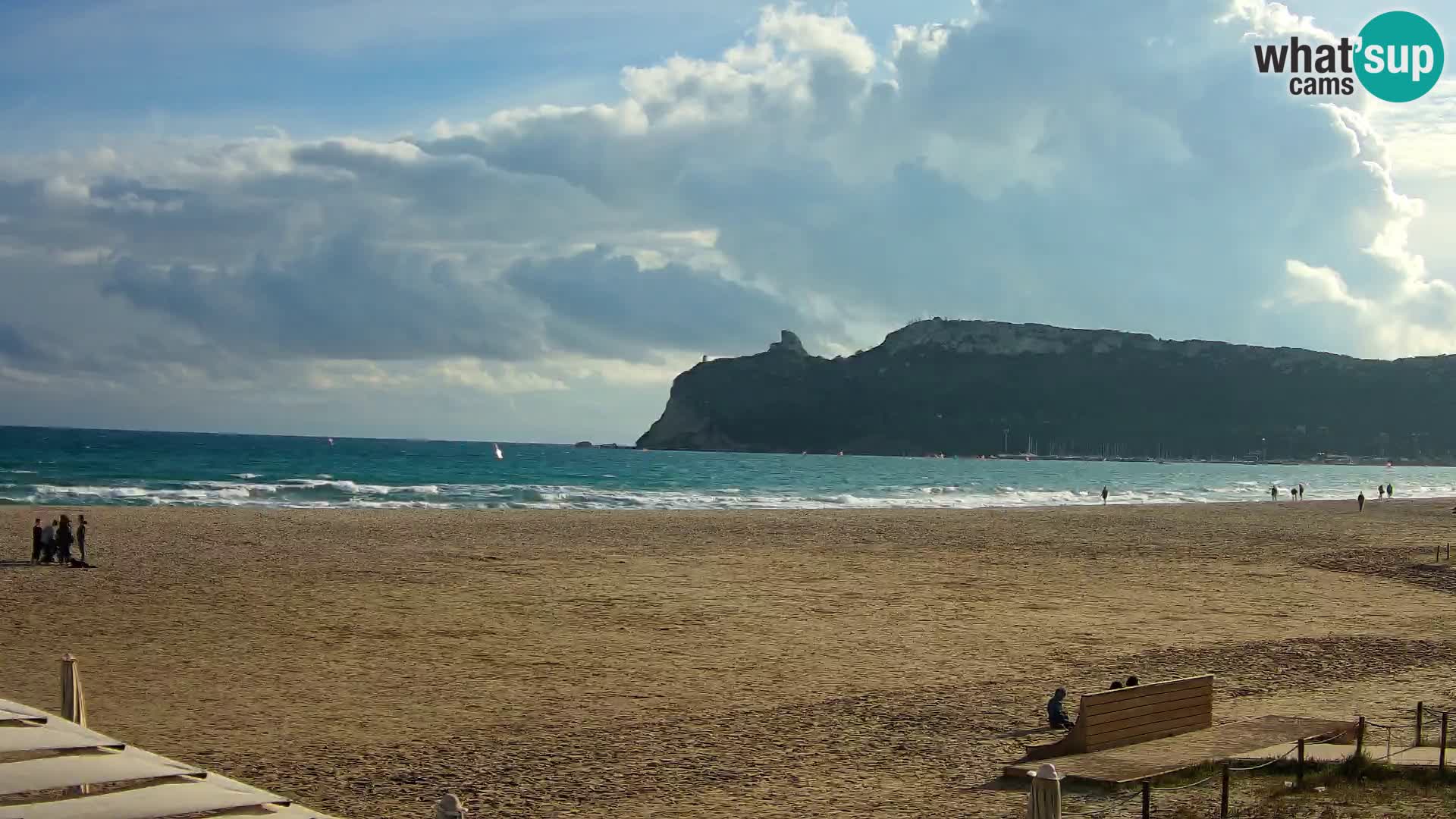 Poetto beach webcam | Cagliari | Sardinija