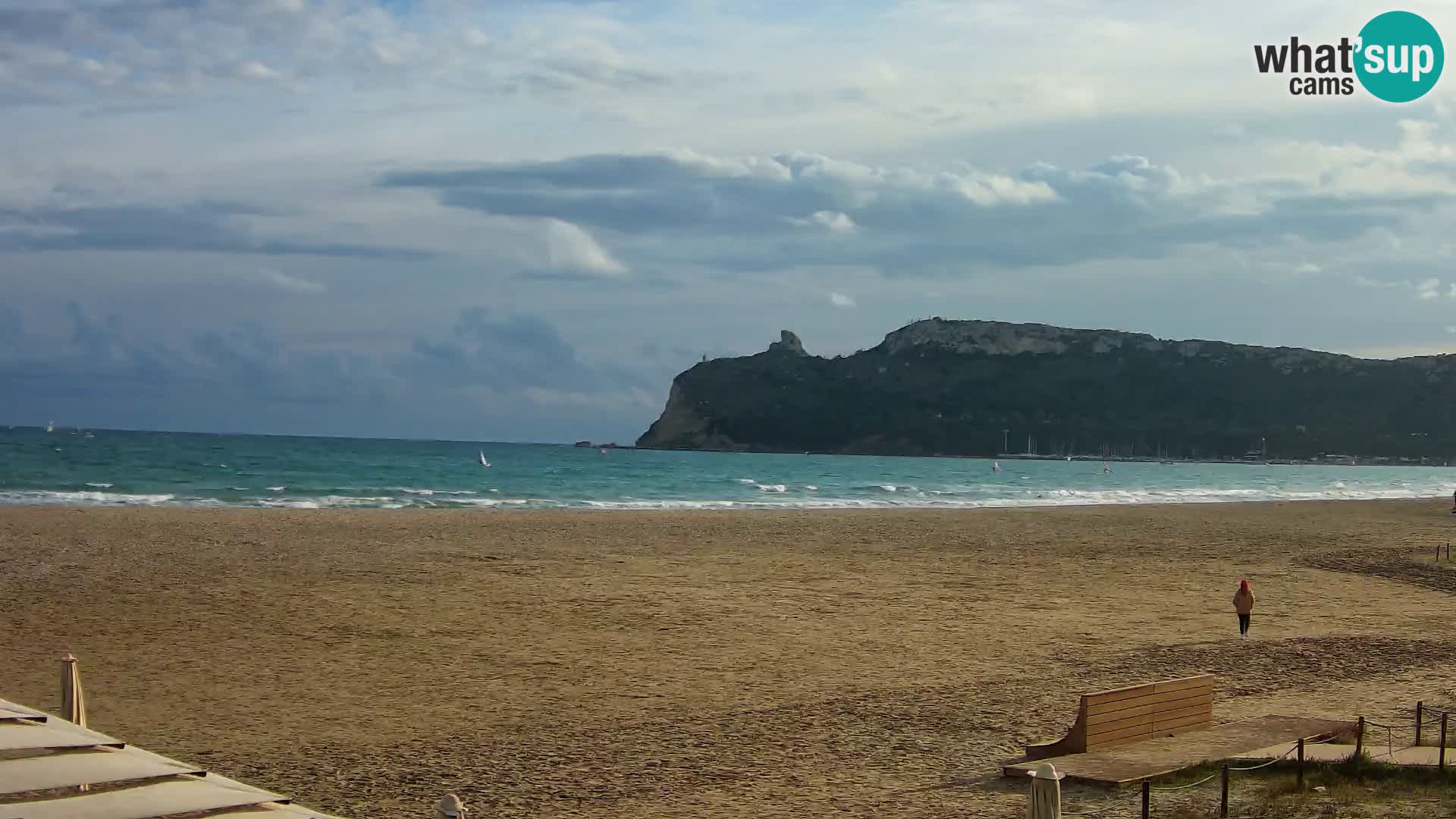 Poetto beach webcam | Cagliari | Sardinia