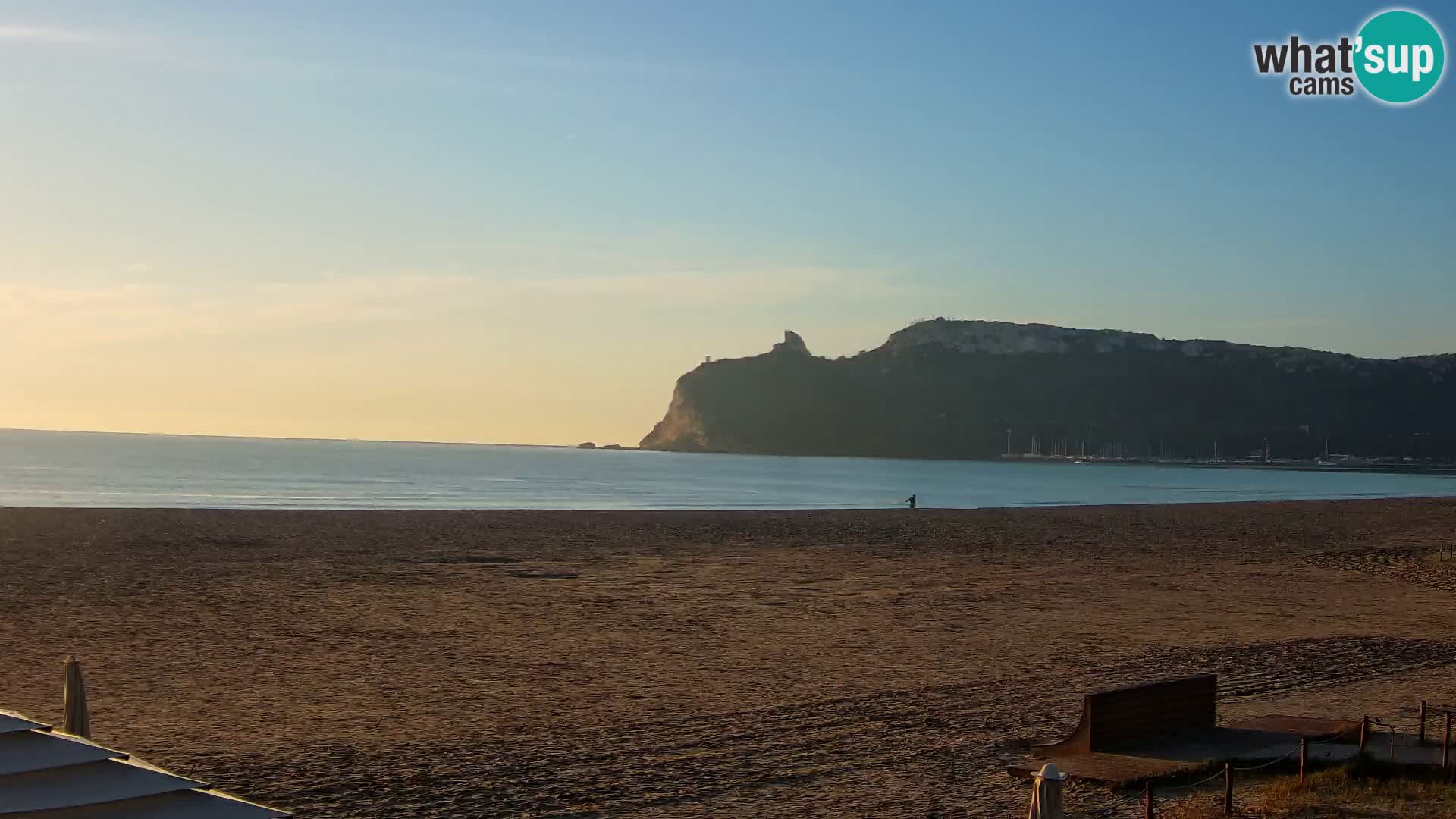 Poetto Strand Webcam | Cagliari | Sardinien