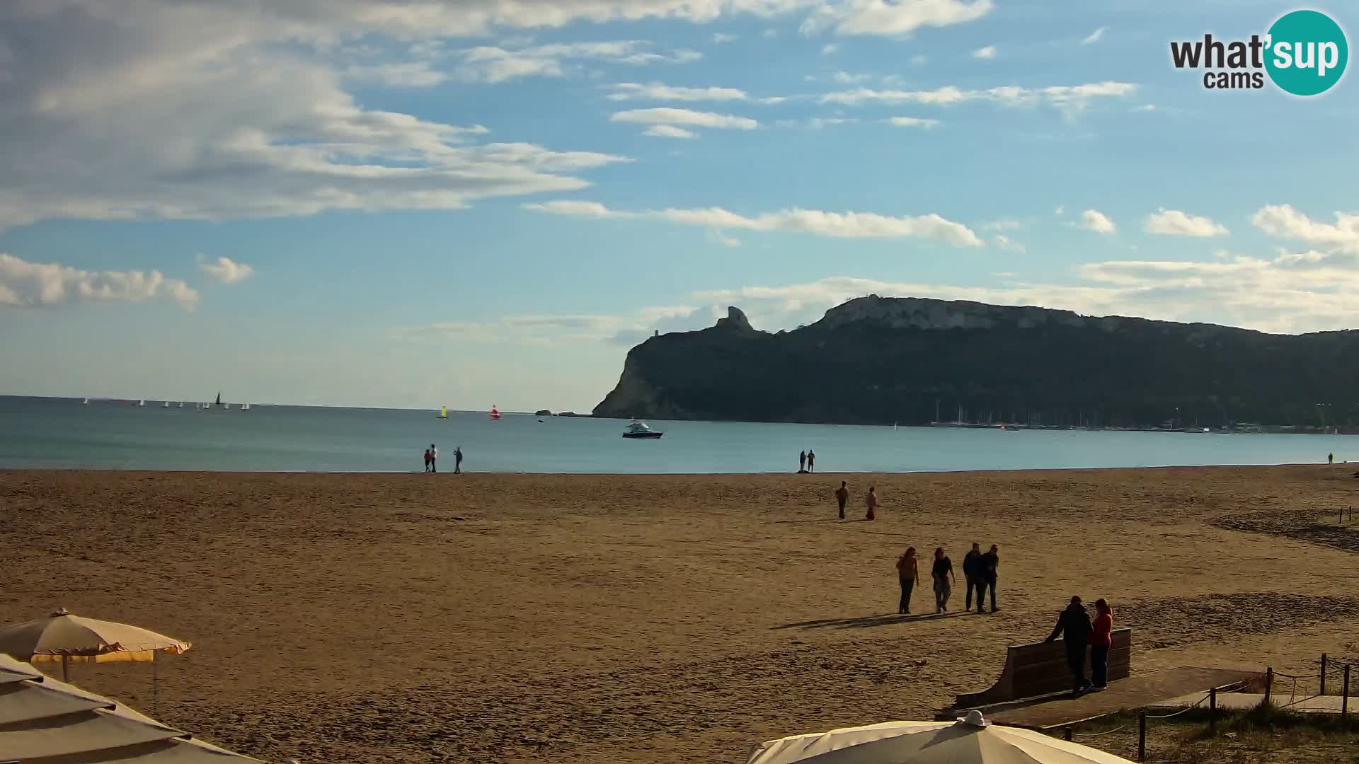 Poetto beach webcam | Cagliari | Sardinia