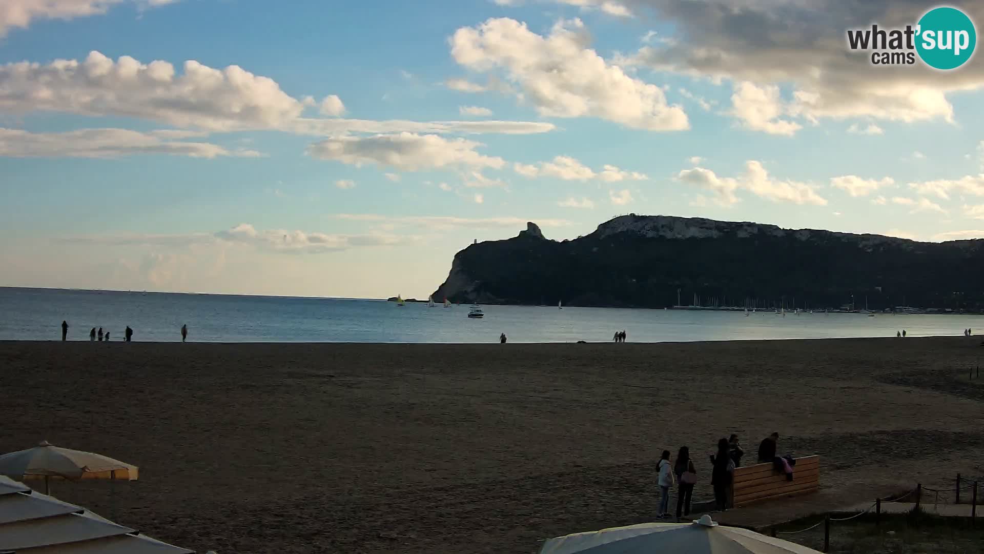 Poetto beach webcam | Cagliari | Sardinia