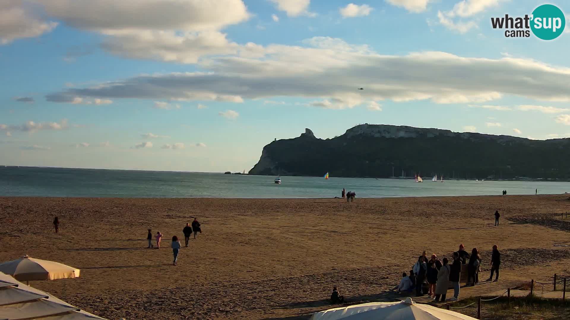 Poetto beach webcam | Cagliari | Sardinia
