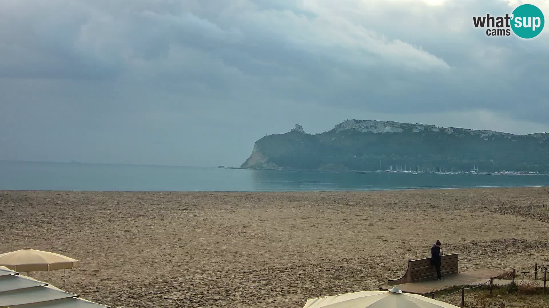 Poetto beach webcam | Cagliari | Sardinia