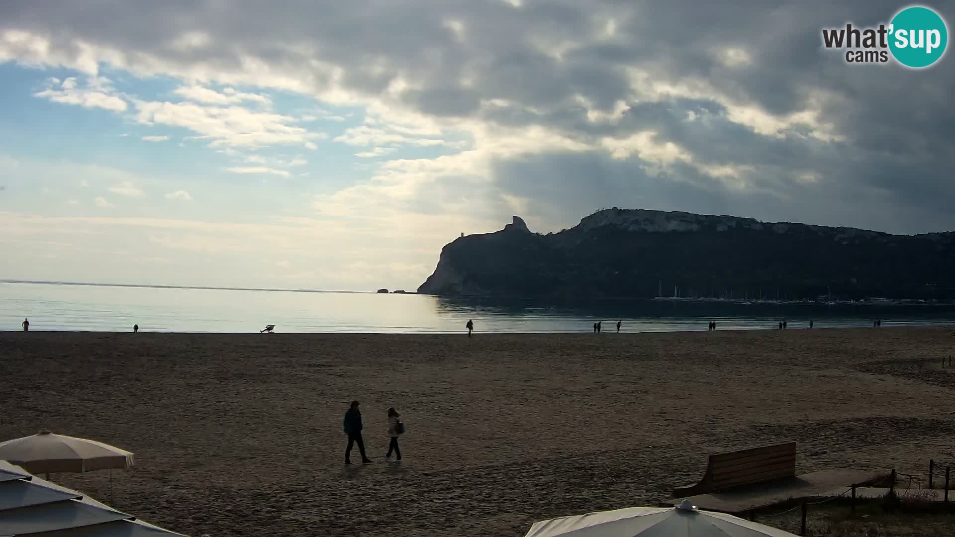 Poetto beach webcam | Cagliari | Sardinia