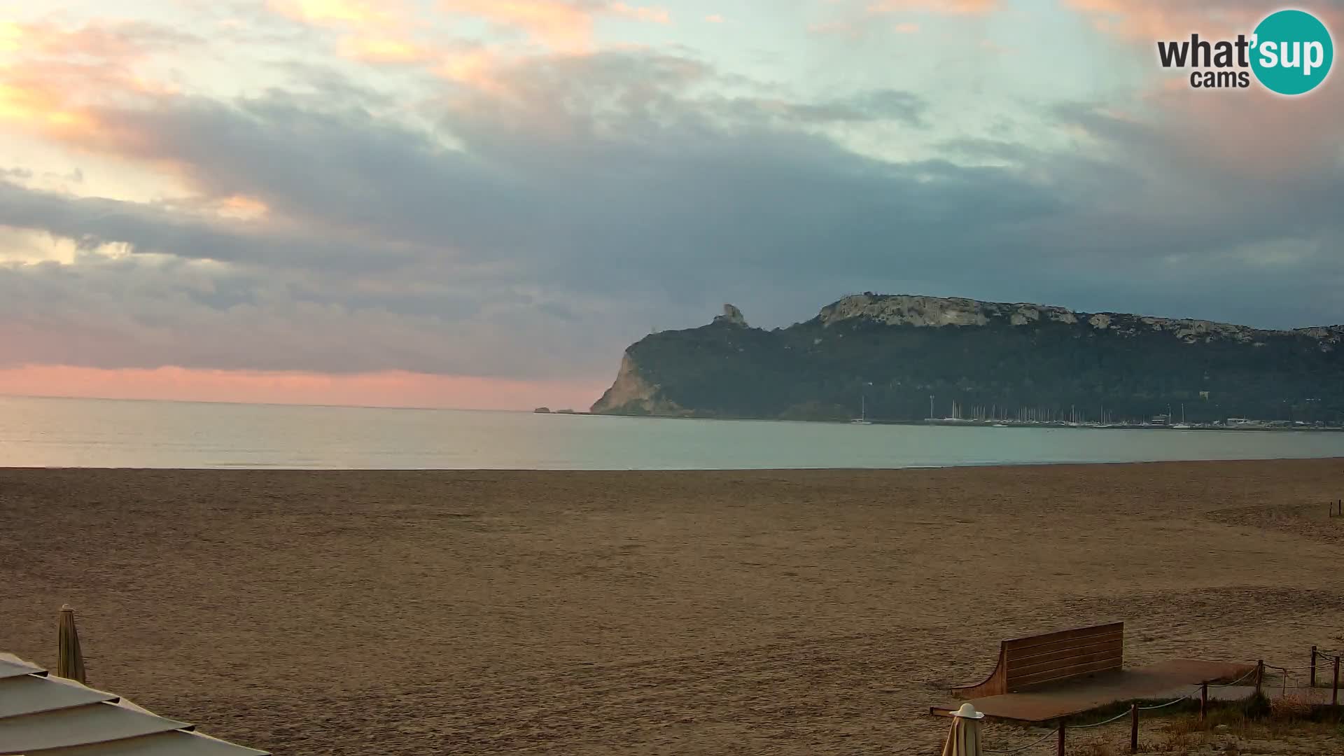 Poetto beach webcam | Cagliari | Sardinija