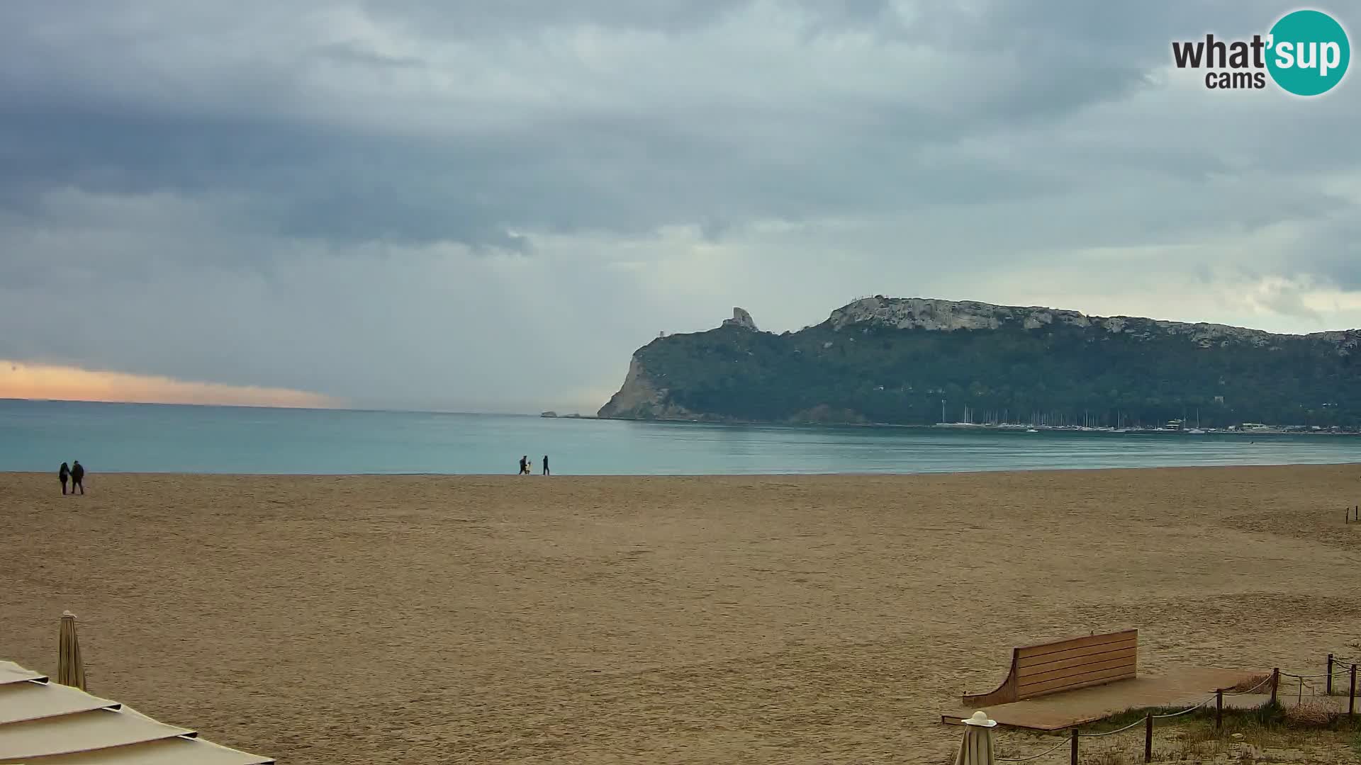 Webcam plage de Poetto | Cagliari | Sardaigne