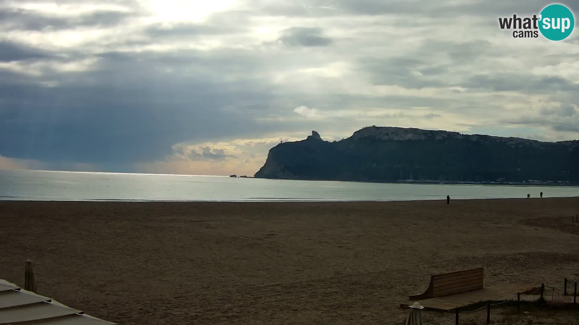 Poetto beach webcam | Cagliari | Sardinia