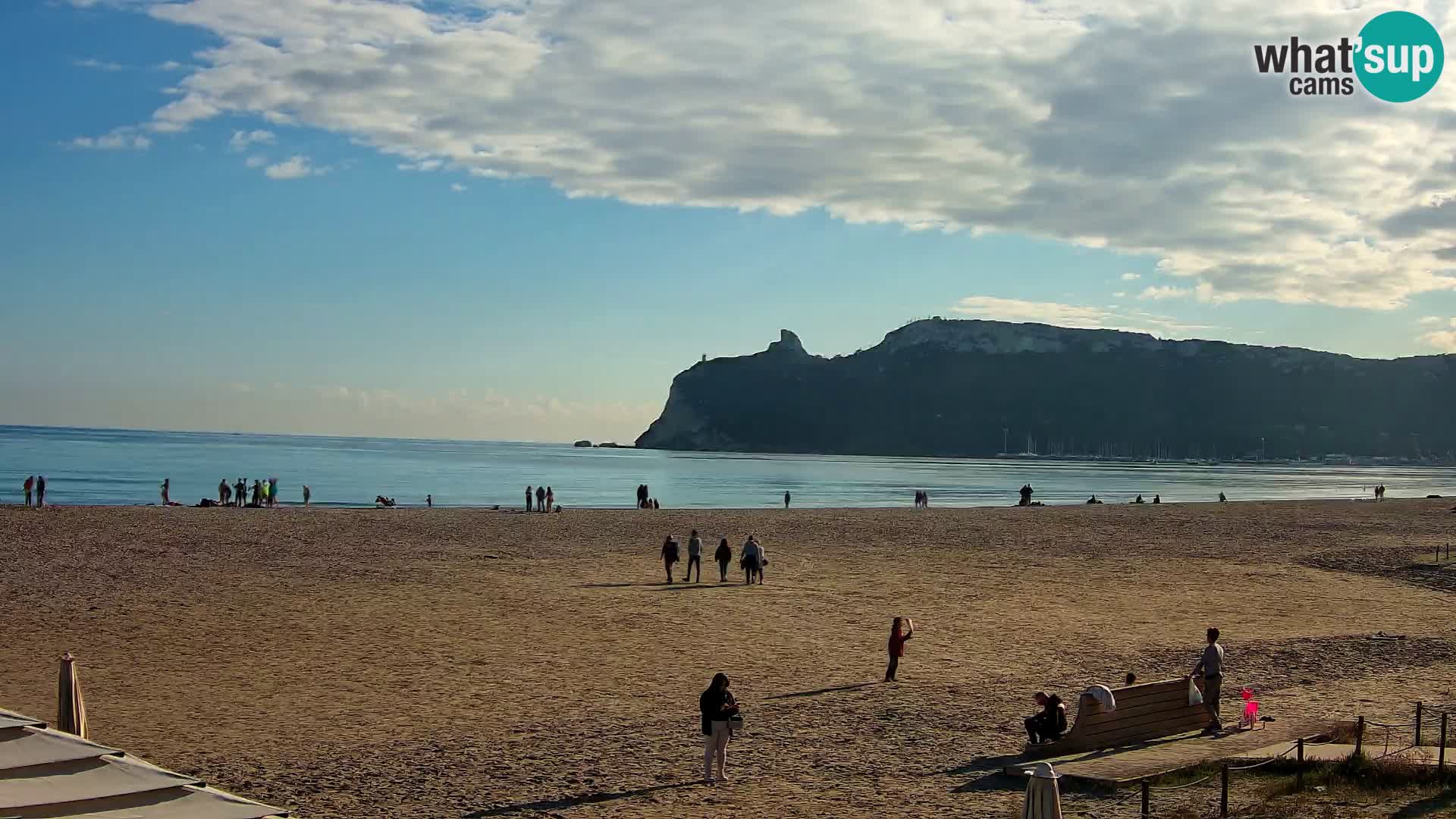 Poetto beach webcam | Cagliari | Sardinia