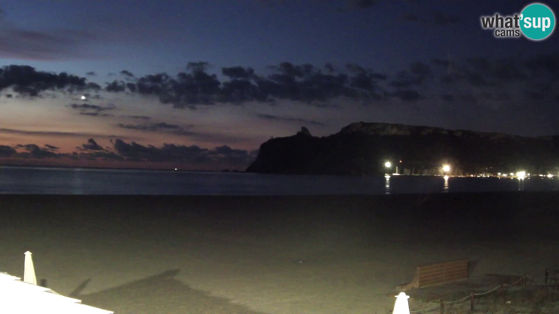 Poetto beach webcam | Cagliari | Sardinija