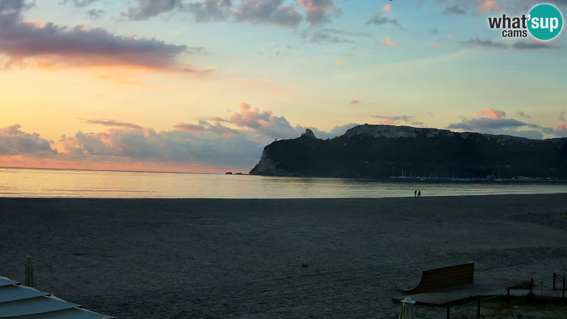 Poetto Strand Webcam | Cagliari | Sardinien