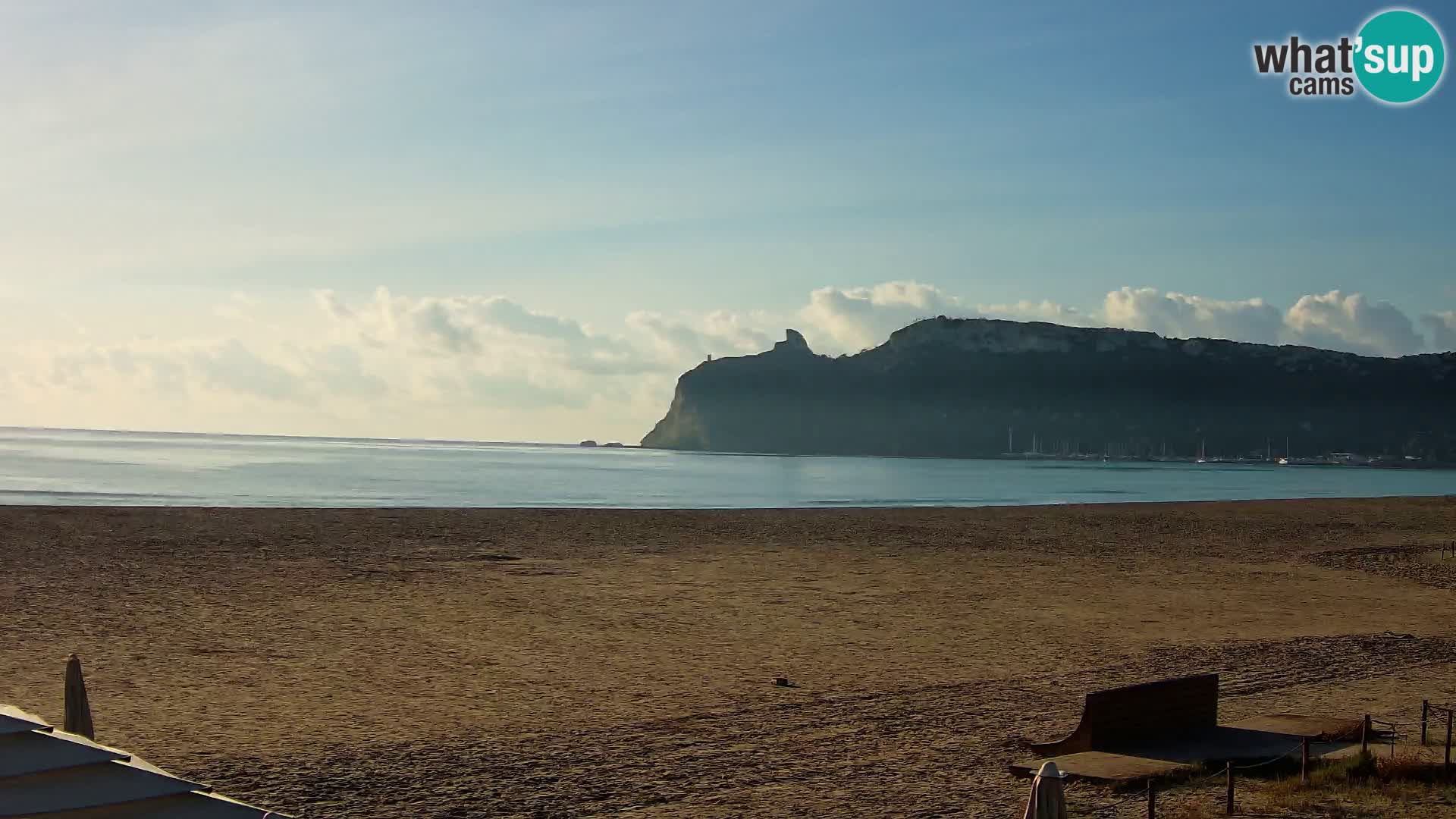 Poetto beach webcam | Cagliari | Sardinija