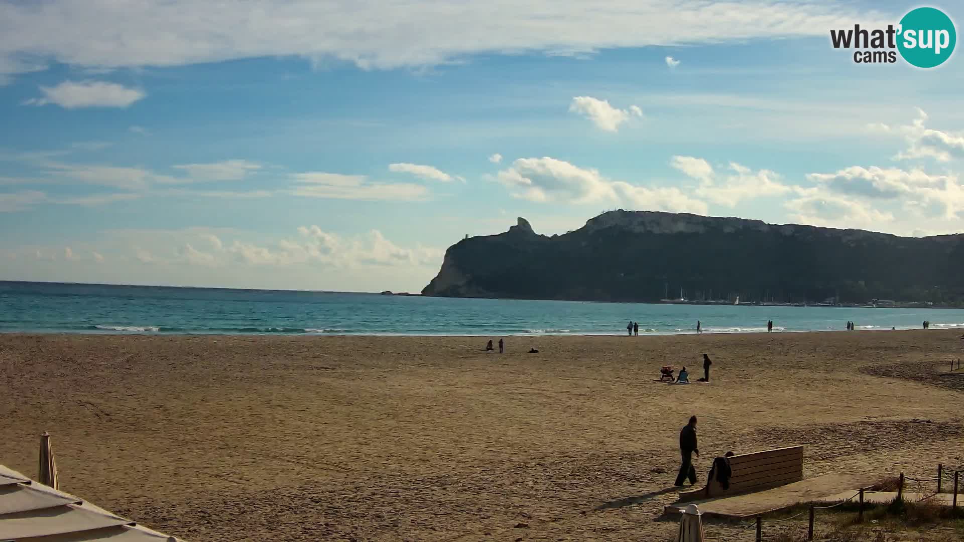 Poetto Strand Webcam | Cagliari | Sardinien