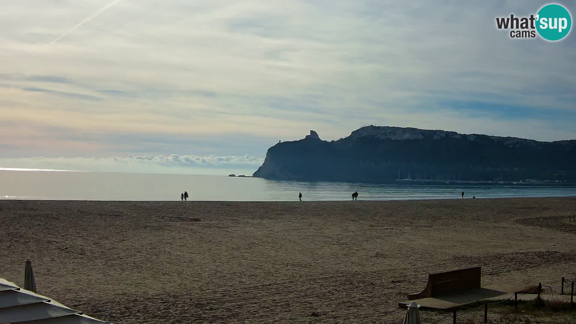 Poetto beach webcam | Cagliari | Sardinija