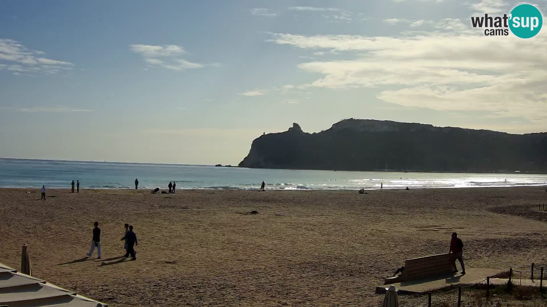 Poetto beach webcam | Cagliari | Sardinija