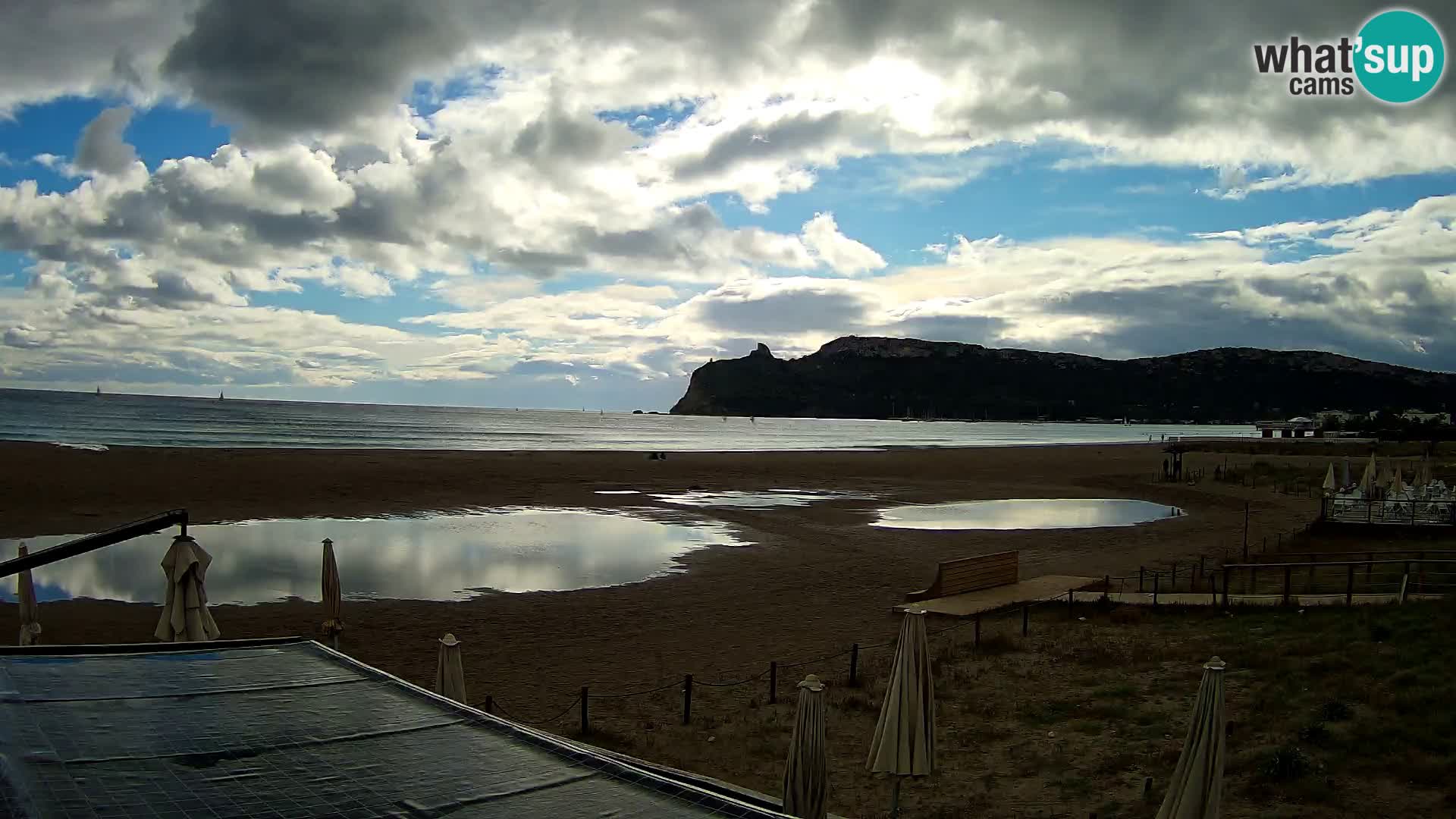 Poetto beach webcam | Cagliari | Sardinija