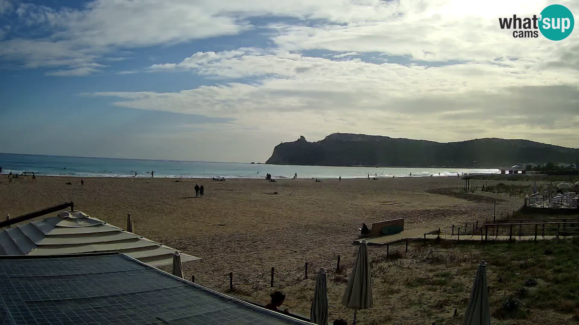 Poetto beach webcam | Cagliari | Sardinija