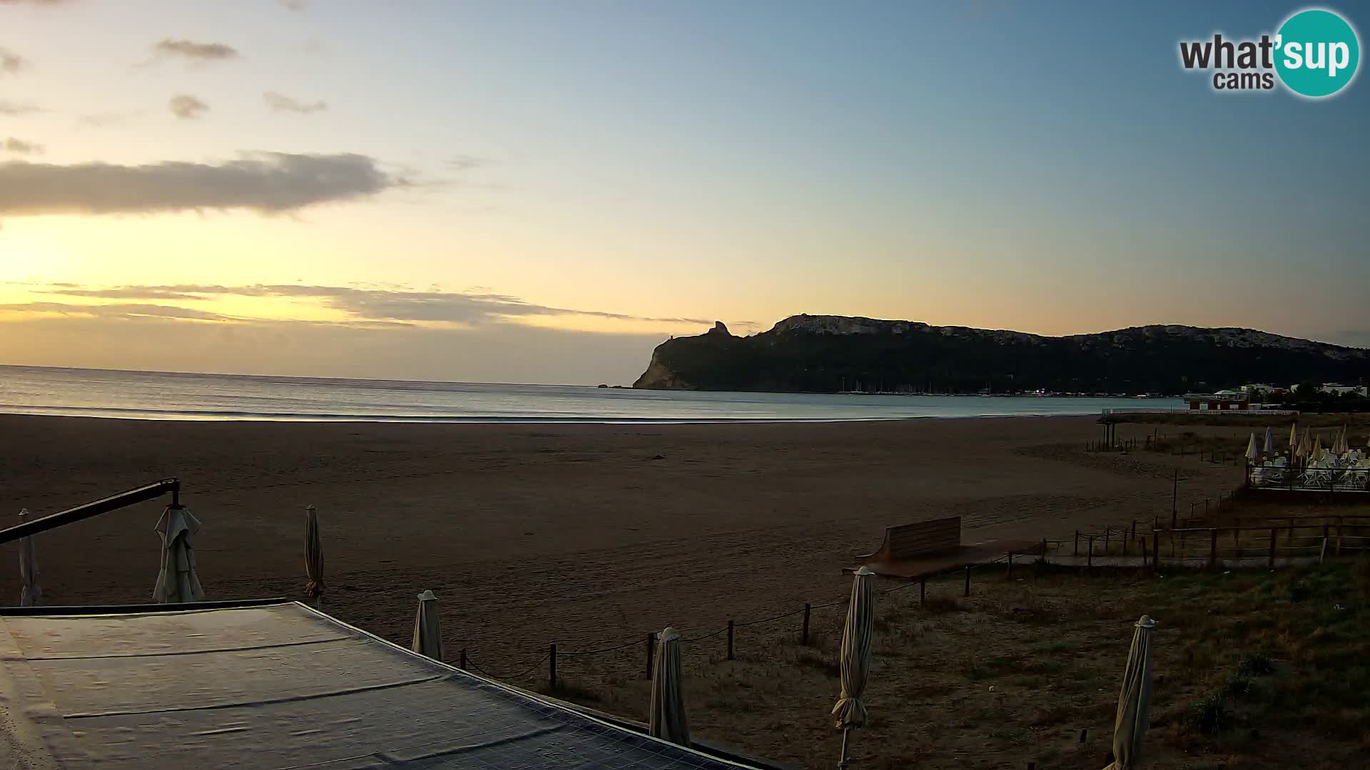Poetto beach webcam | Cagliari | Sardinija