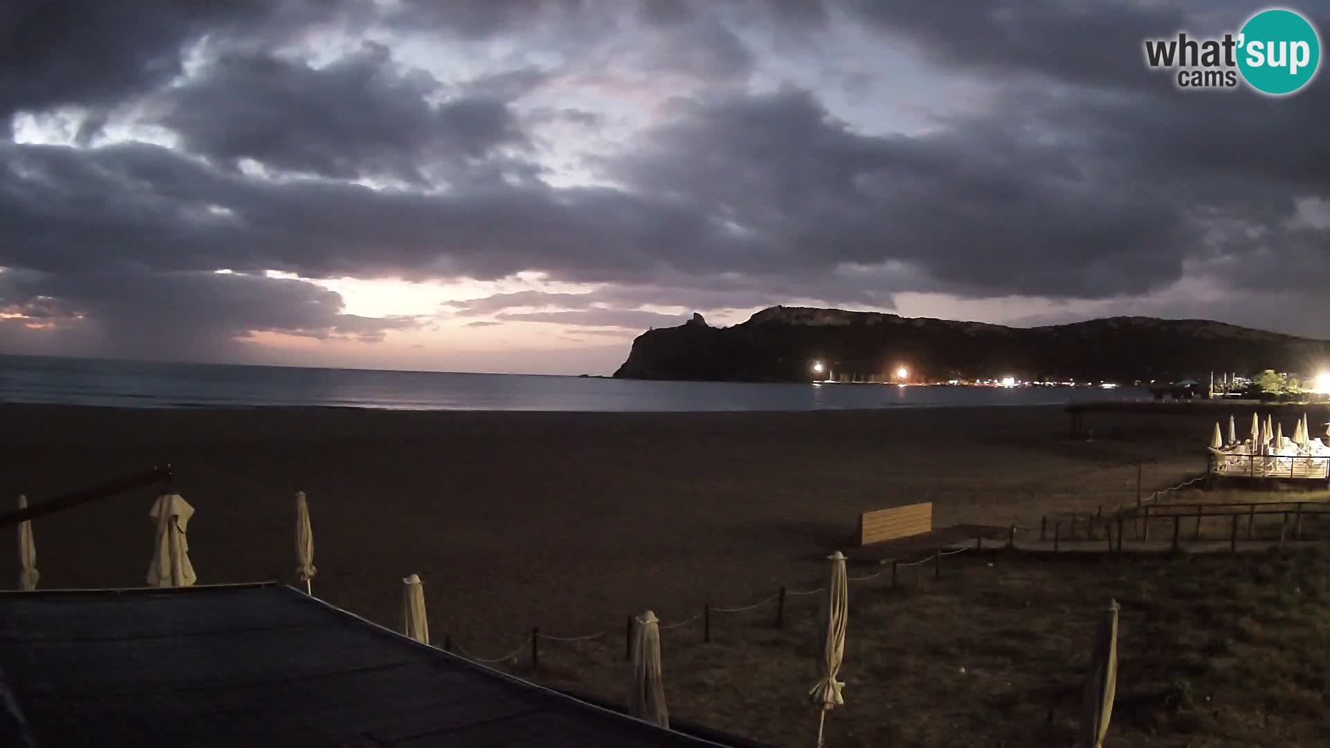Poetto beach webcam | Cagliari | Sardinija