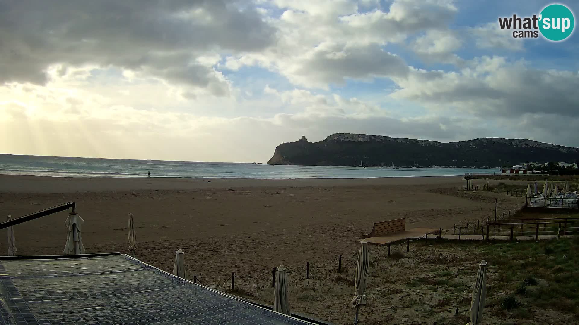 Poetto beach webcam | Cagliari | Sardinija