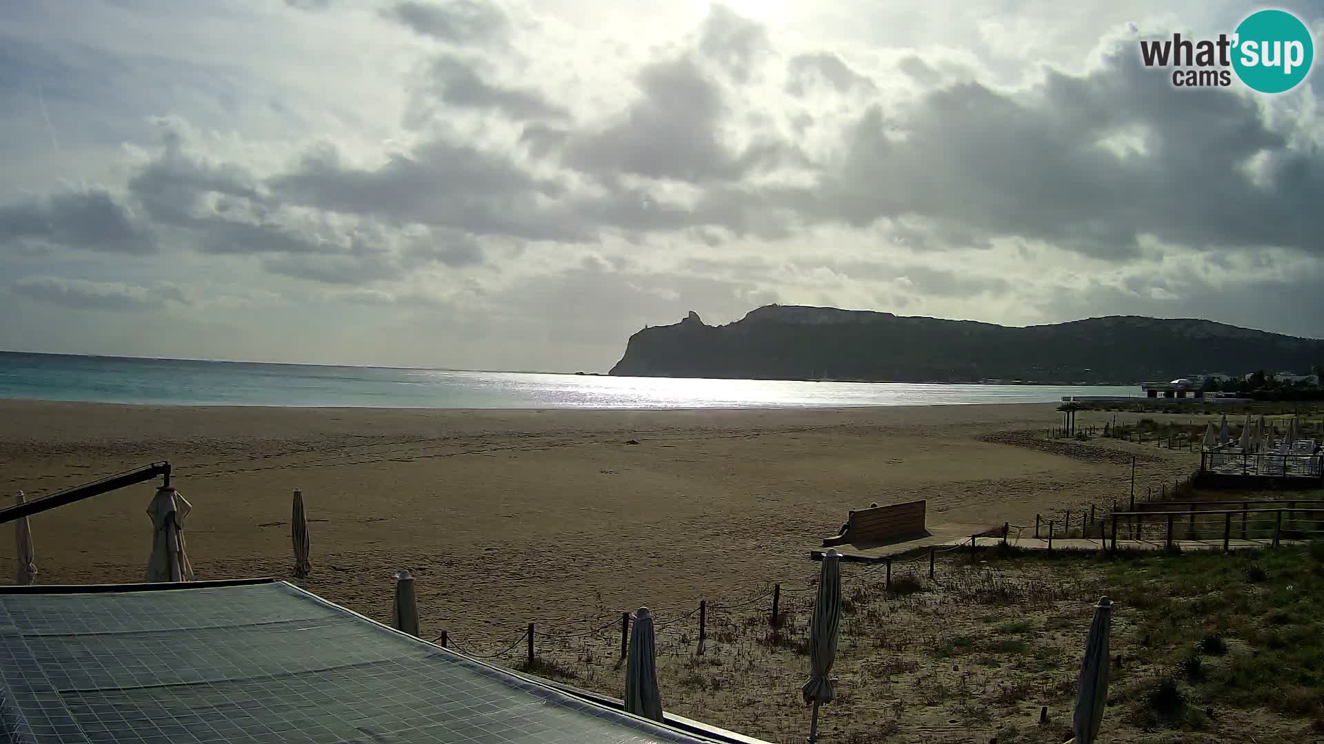 Poetto beach webcam | Cagliari | Sardinija