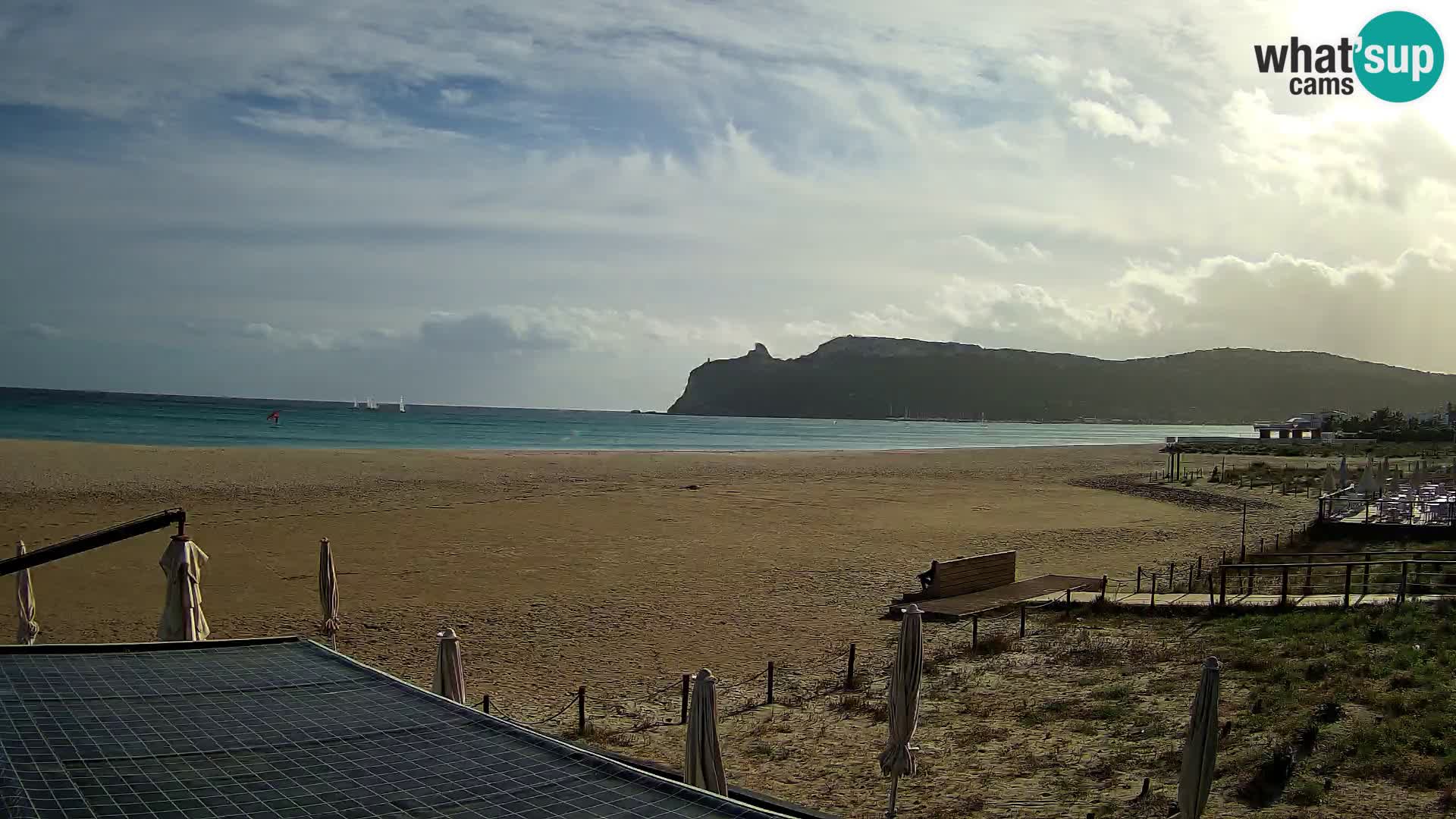 Poetto beach webcam | Cagliari | Sardinija