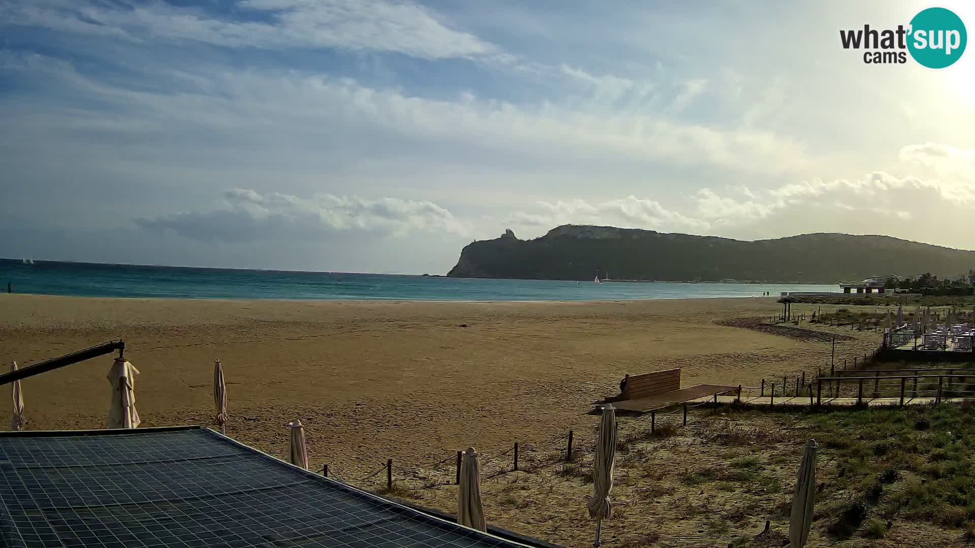 Poetto beach webcam | Cagliari | Sardinija