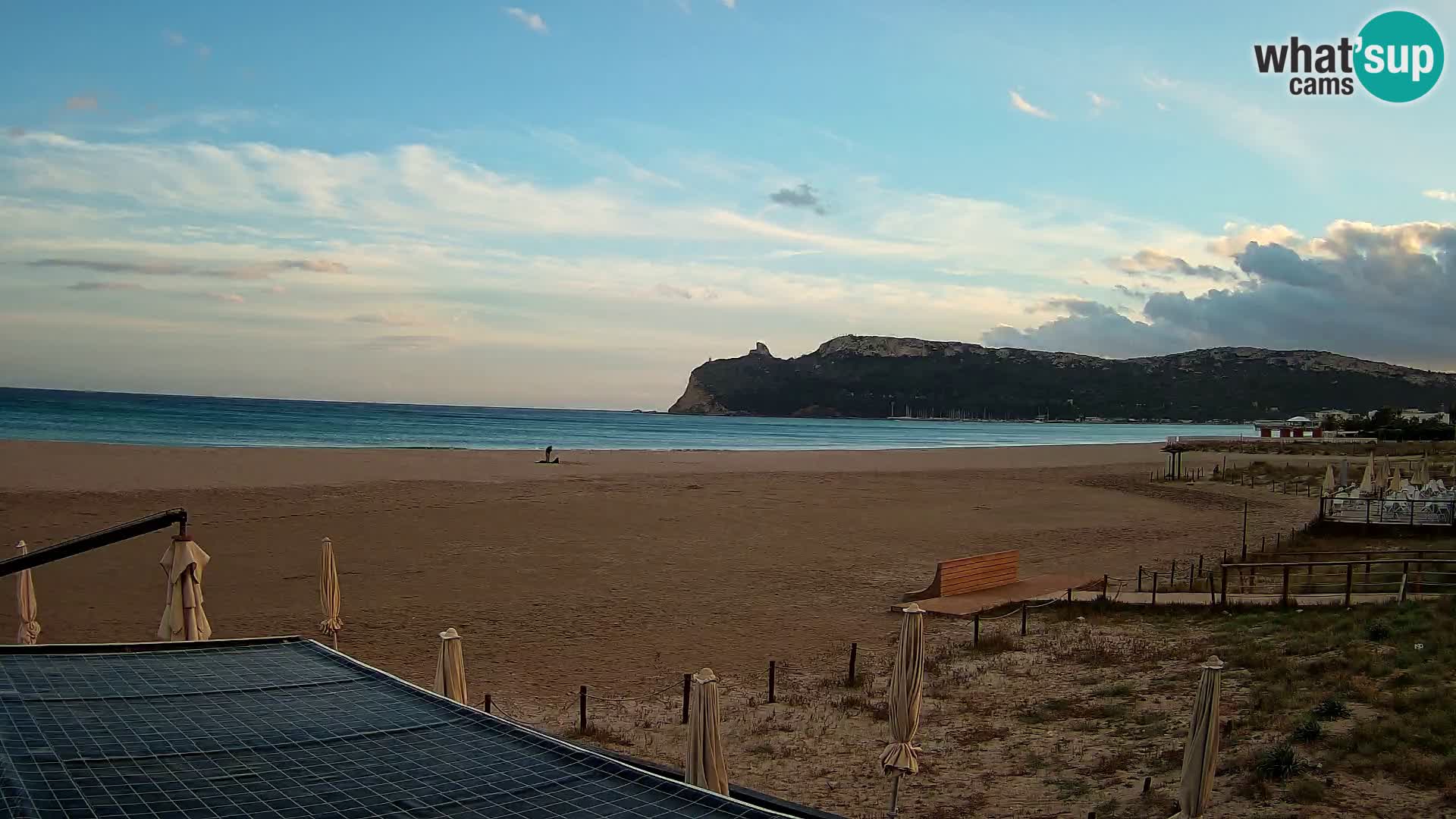 Poetto beach webcam | Cagliari | Sardinija